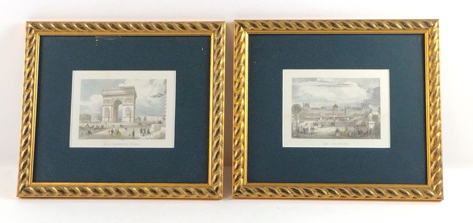 2 Pcs incl Les Tuileries and Arc de Triomphe de L'Etoile Prints (1 of 8)