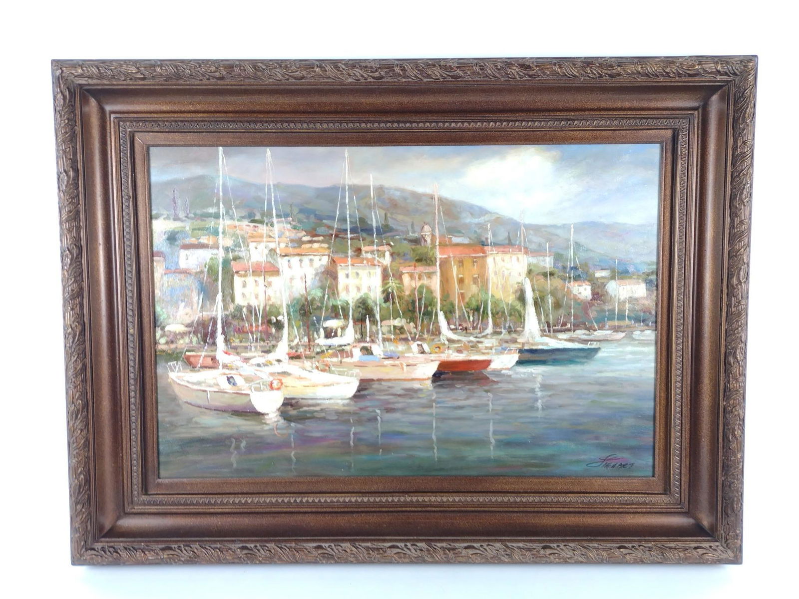 Teri Siewert Sailboats Painting (1 of 4)