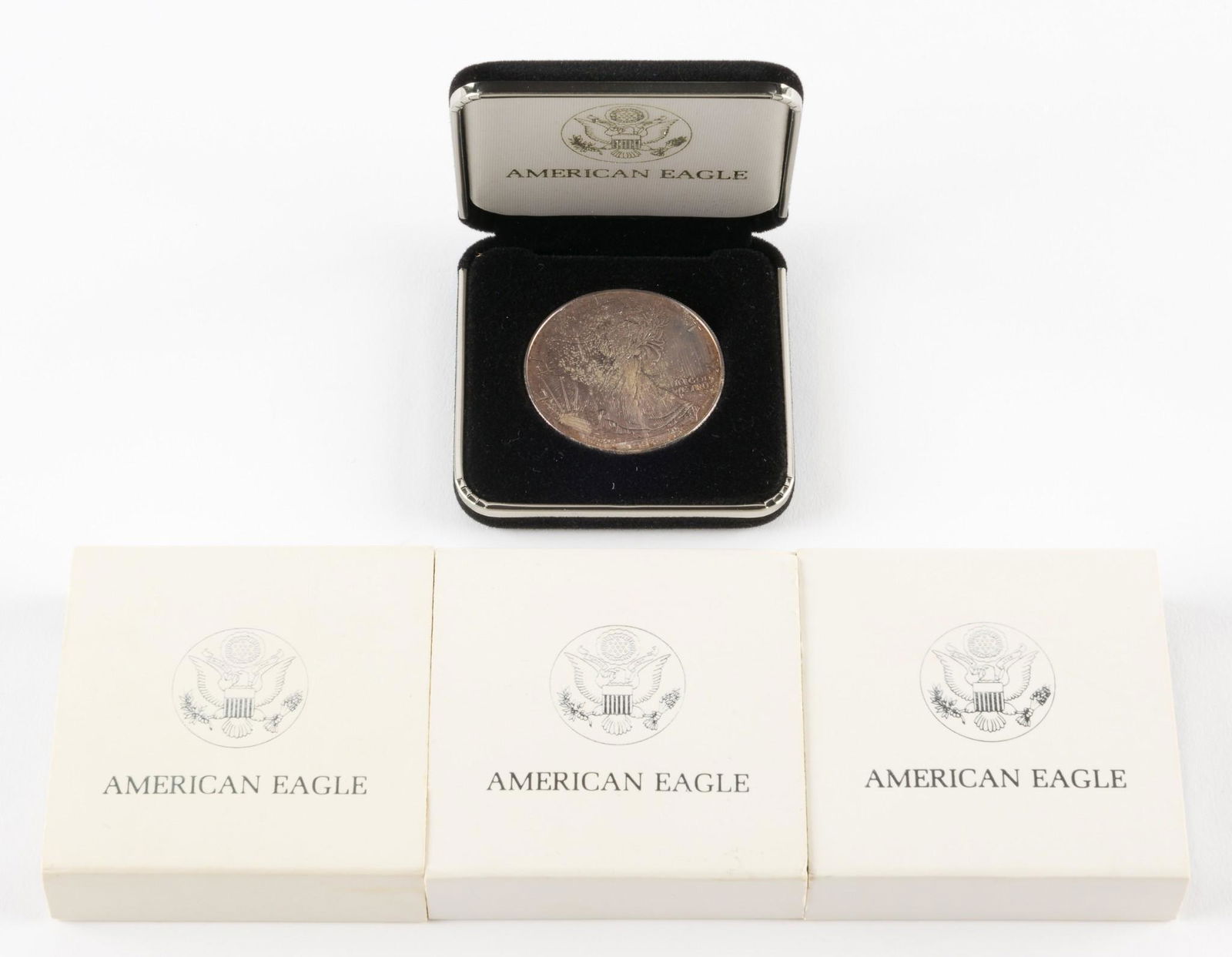 4 American Silver Eagles Incl. 1990 (1 of 5)