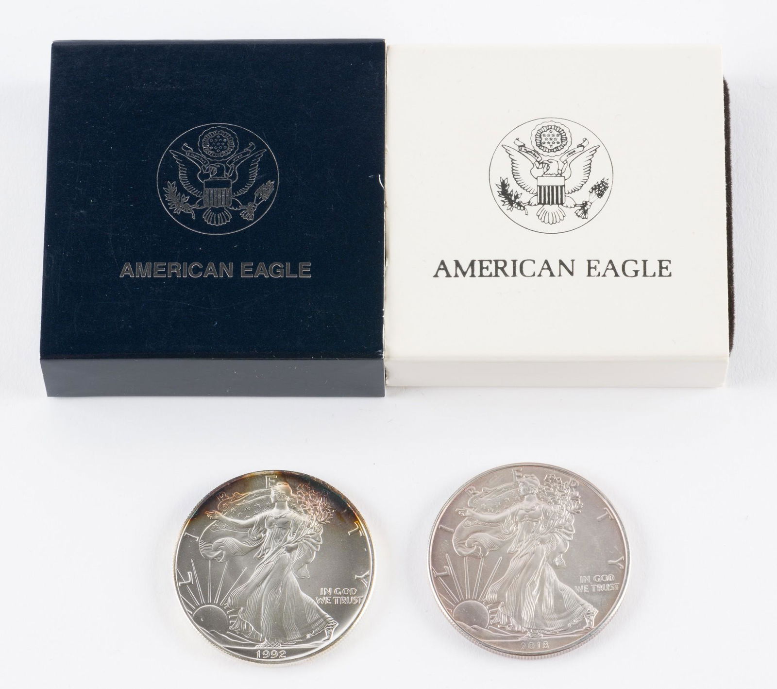 4 American Silver Eagles Incl. 1992 (1 of 7)