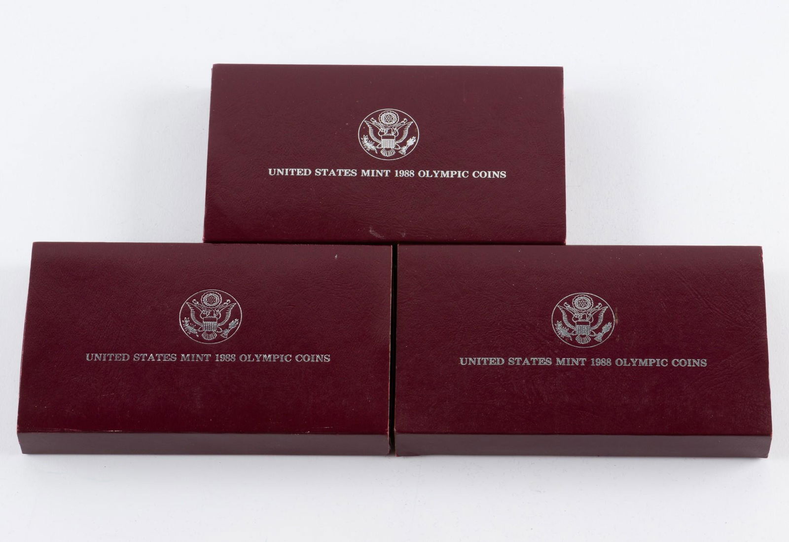 3 1988 Olympic Silver Dollars Proof (1 of 4)