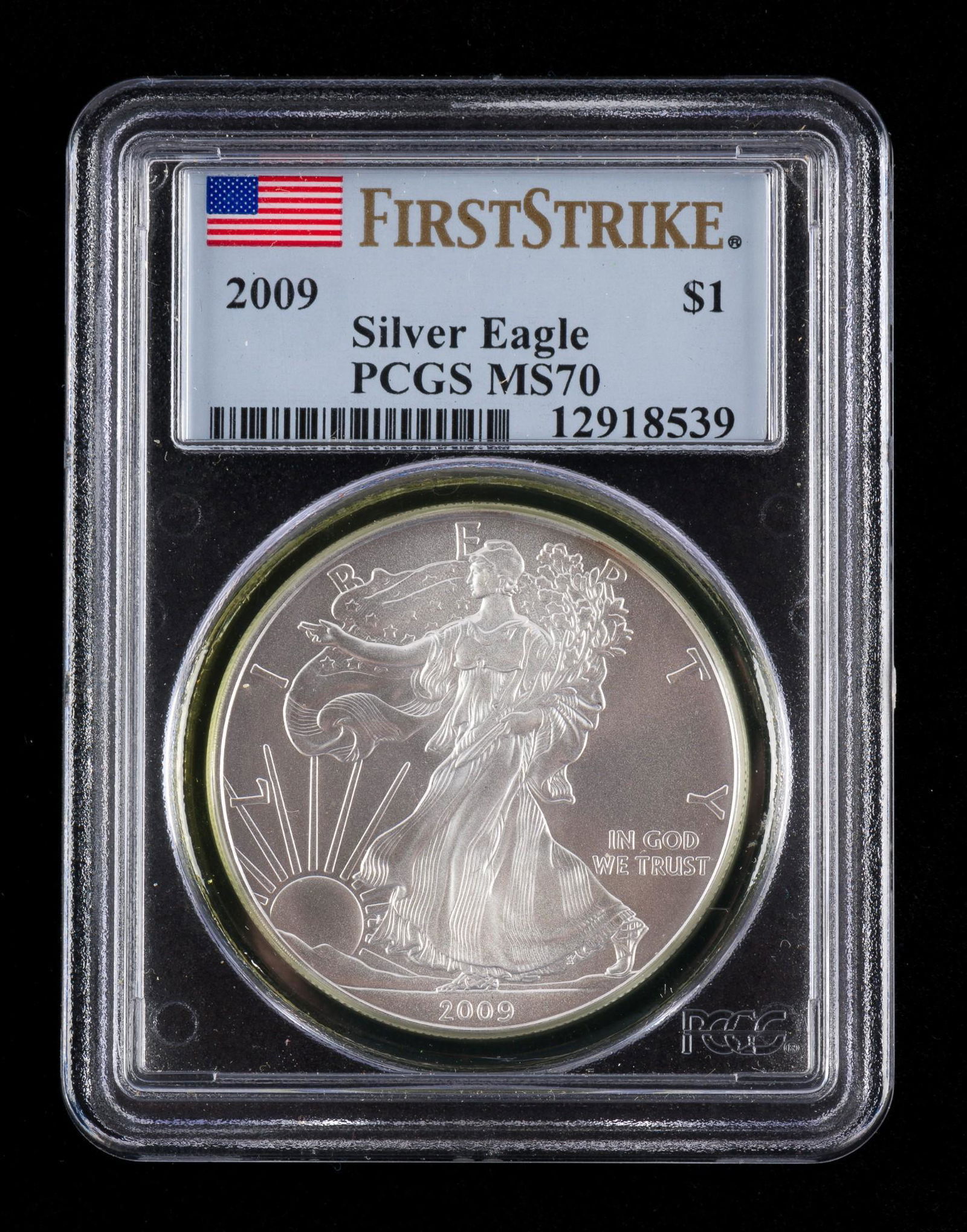2009 American Silver Eagle PCGS MS70 (1 of 2)