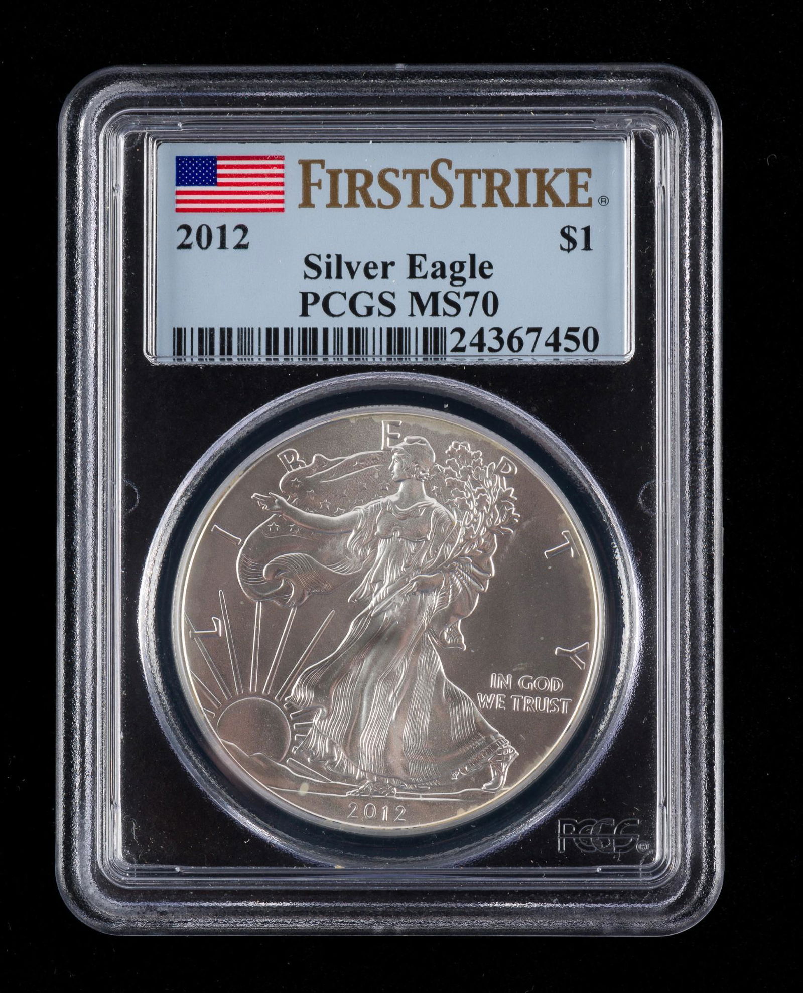 2012 American Silver Eagle PCGS MS70 (1 of 2)