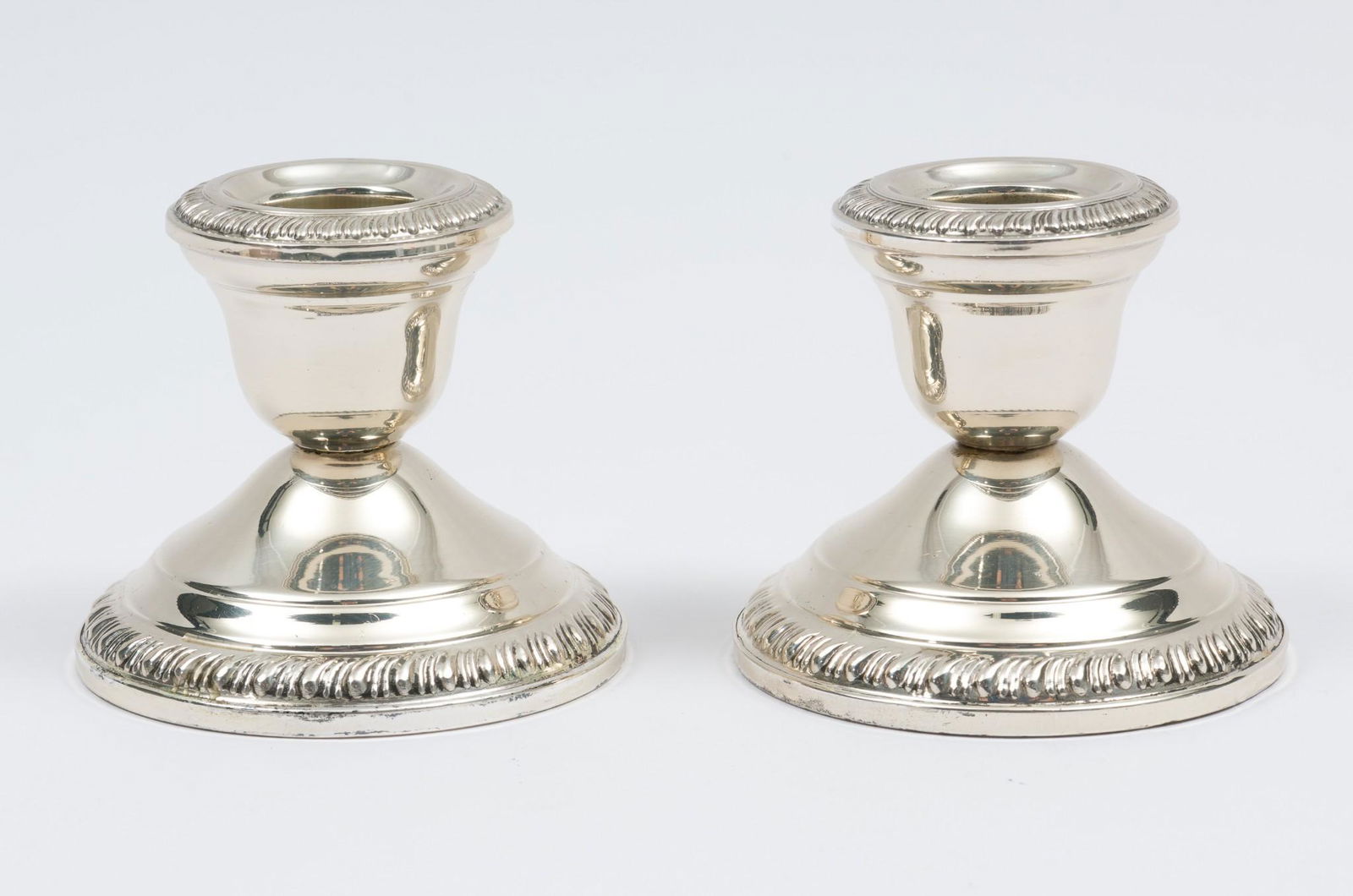 Pr. Crown Sterling Weighted Candlesticks (1 of 3)