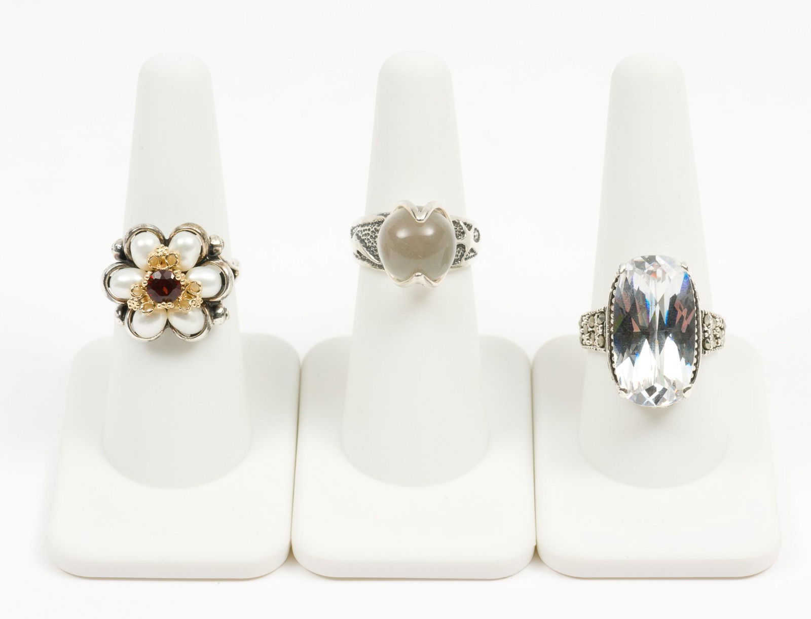 3 Sterling Fashion Rings (1 of 7)