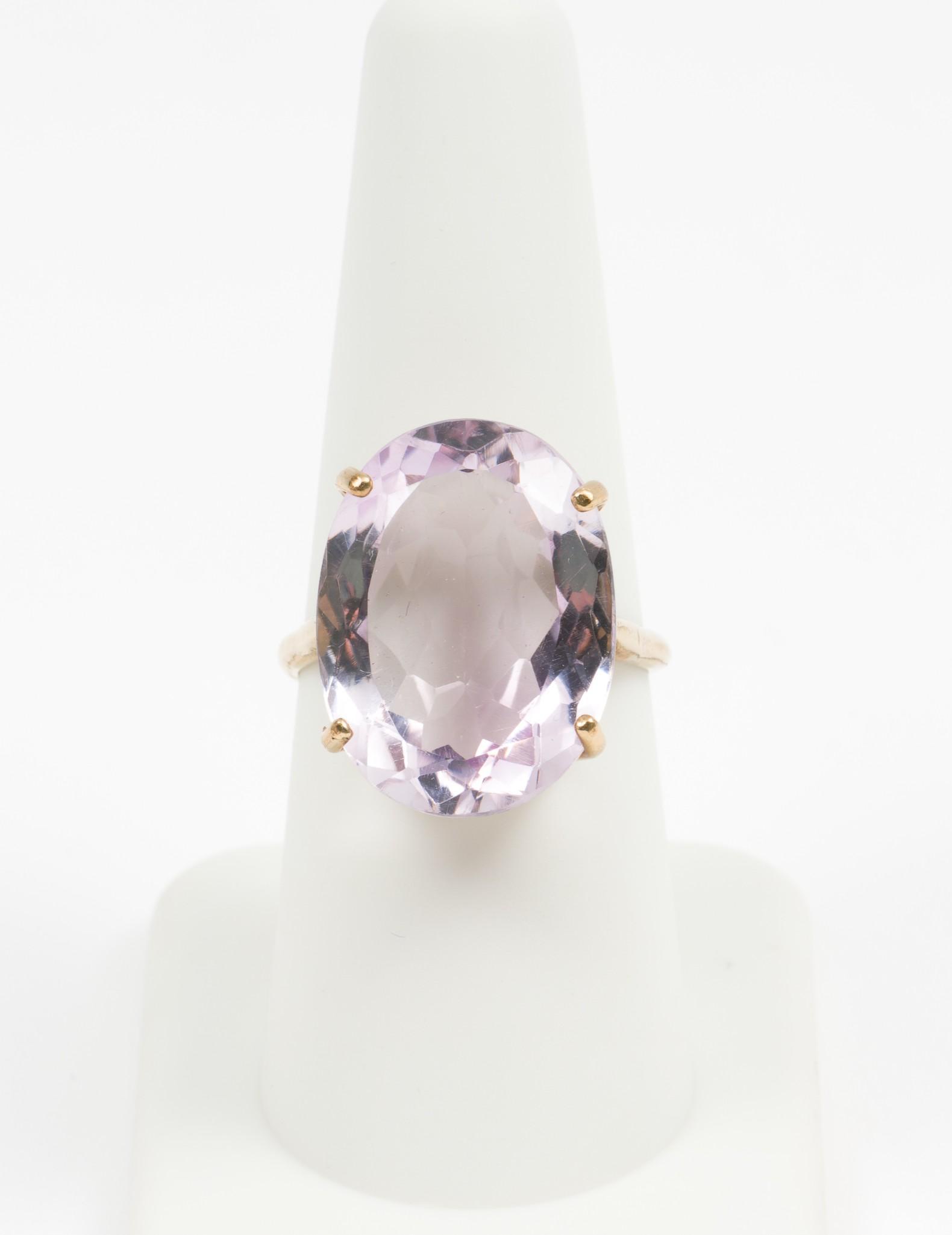 10K Gold & 12.2 Ct Amethyst Ring (1 of 3)