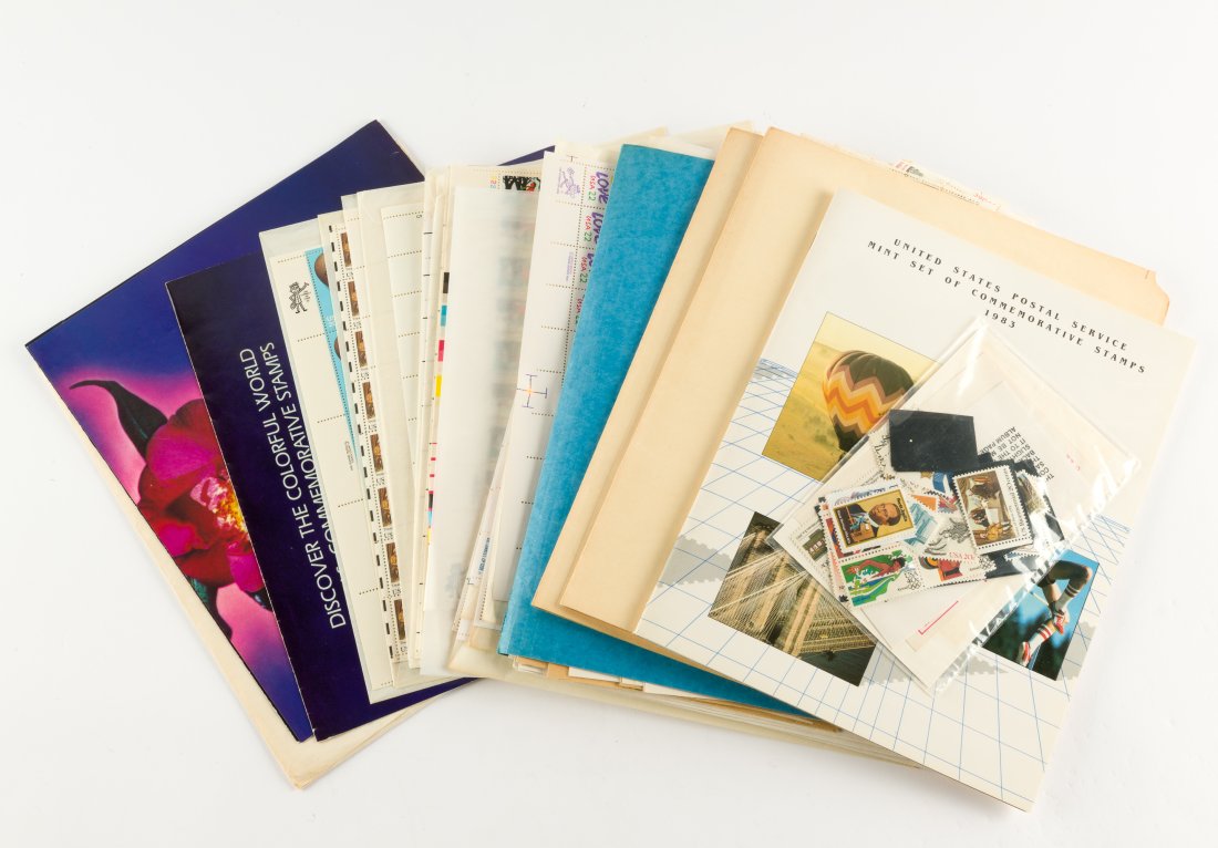 Collection of U.S  Commemorative Mint Stamps Incl First Day Issues (1 of 7)