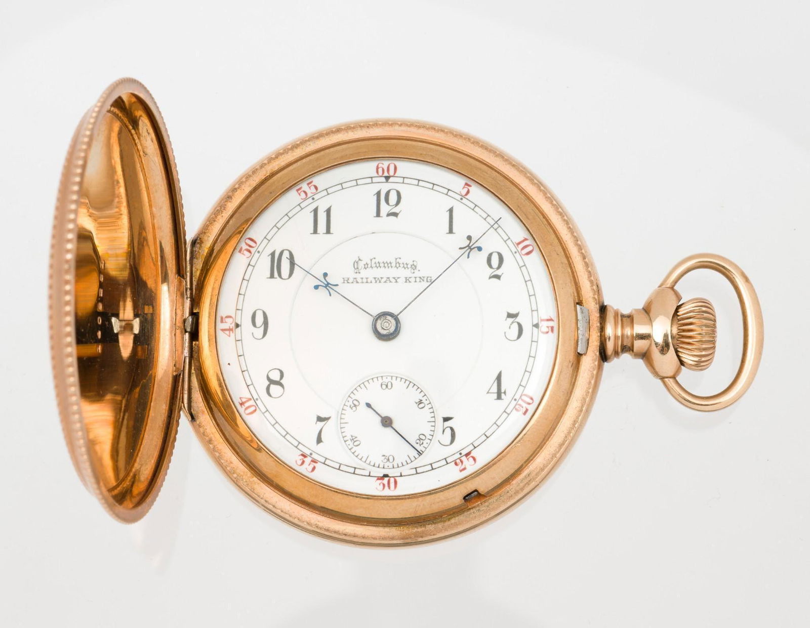 Columbus Railway King Hunter Case Pocket Watch (1 of 4)