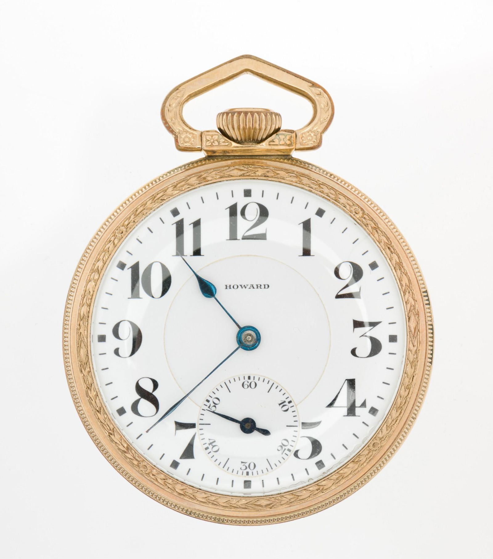 Howard Watch Co. Series 10 Display Back Pocket Watch (1 of 2)