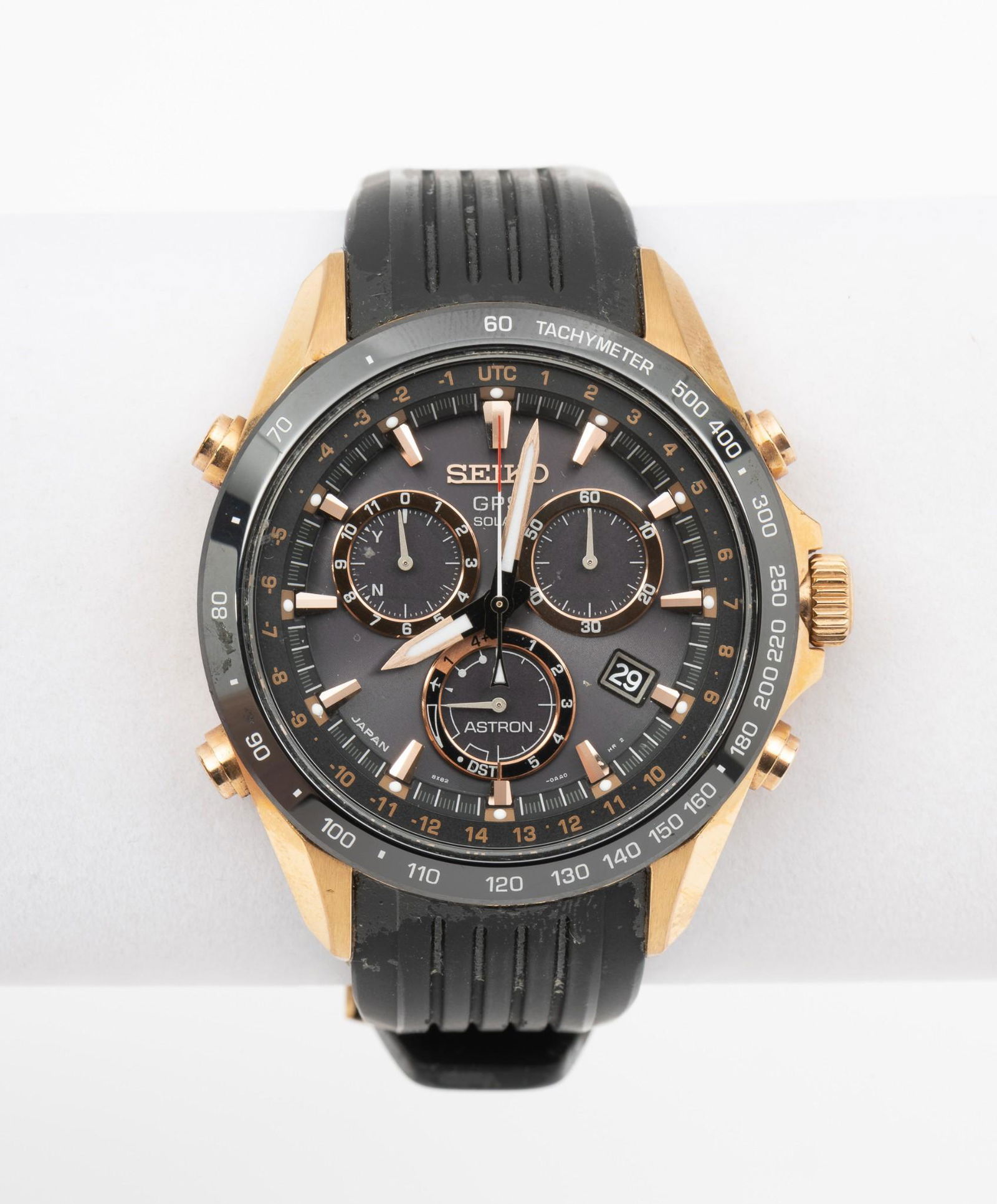 Gold Seiko Astron GPS Solar Mes Wrist Watch (1 of 6)