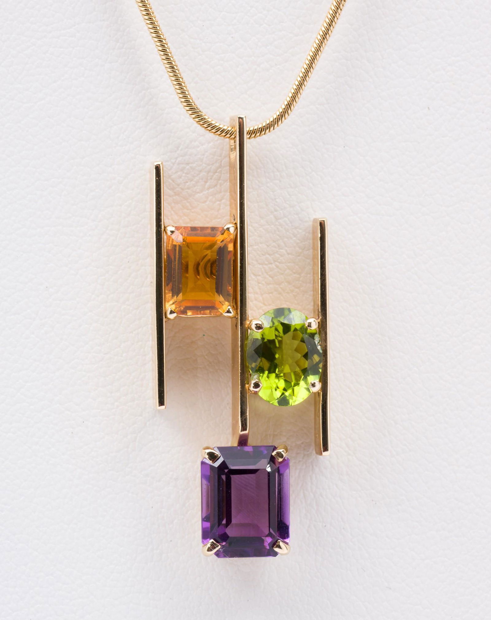 14K Gemstone Pendant Necklace (1 of 6)