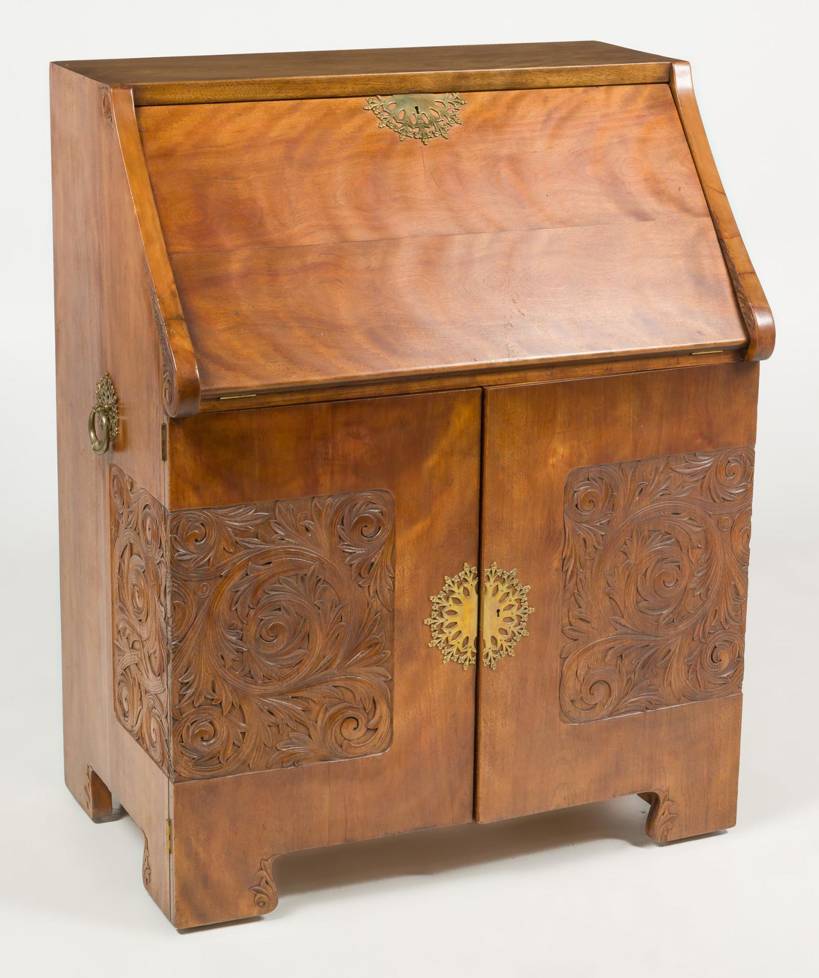 Arts and Crafts Drop Front Desk (1 of 10)