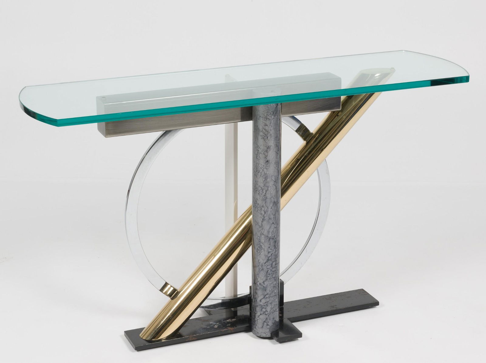 Kaizo Oto DIA Glass Top Console Table (1 of 6)