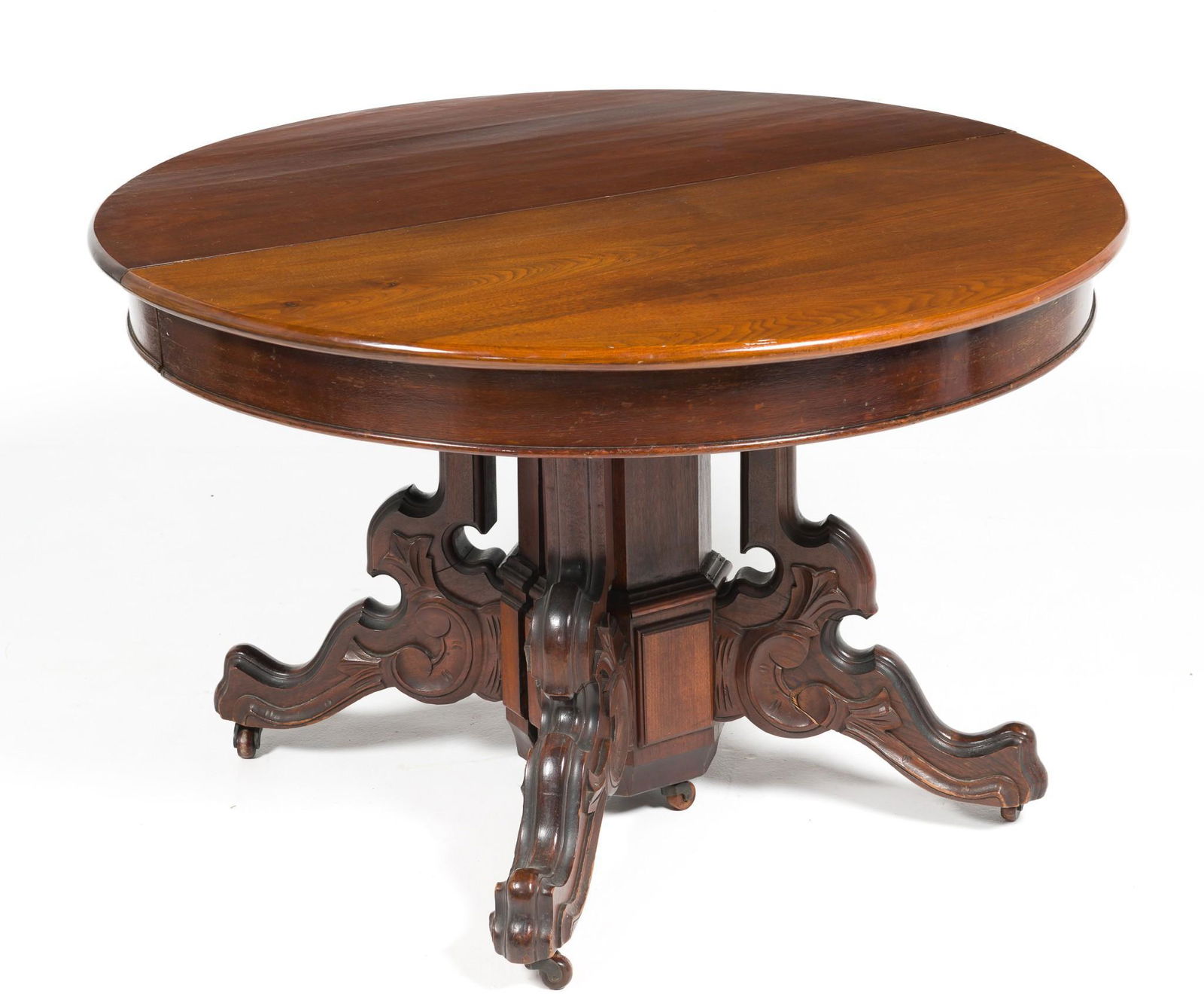 Victorian Renaissance Revival Extension Dining Room Table (1 of 10)