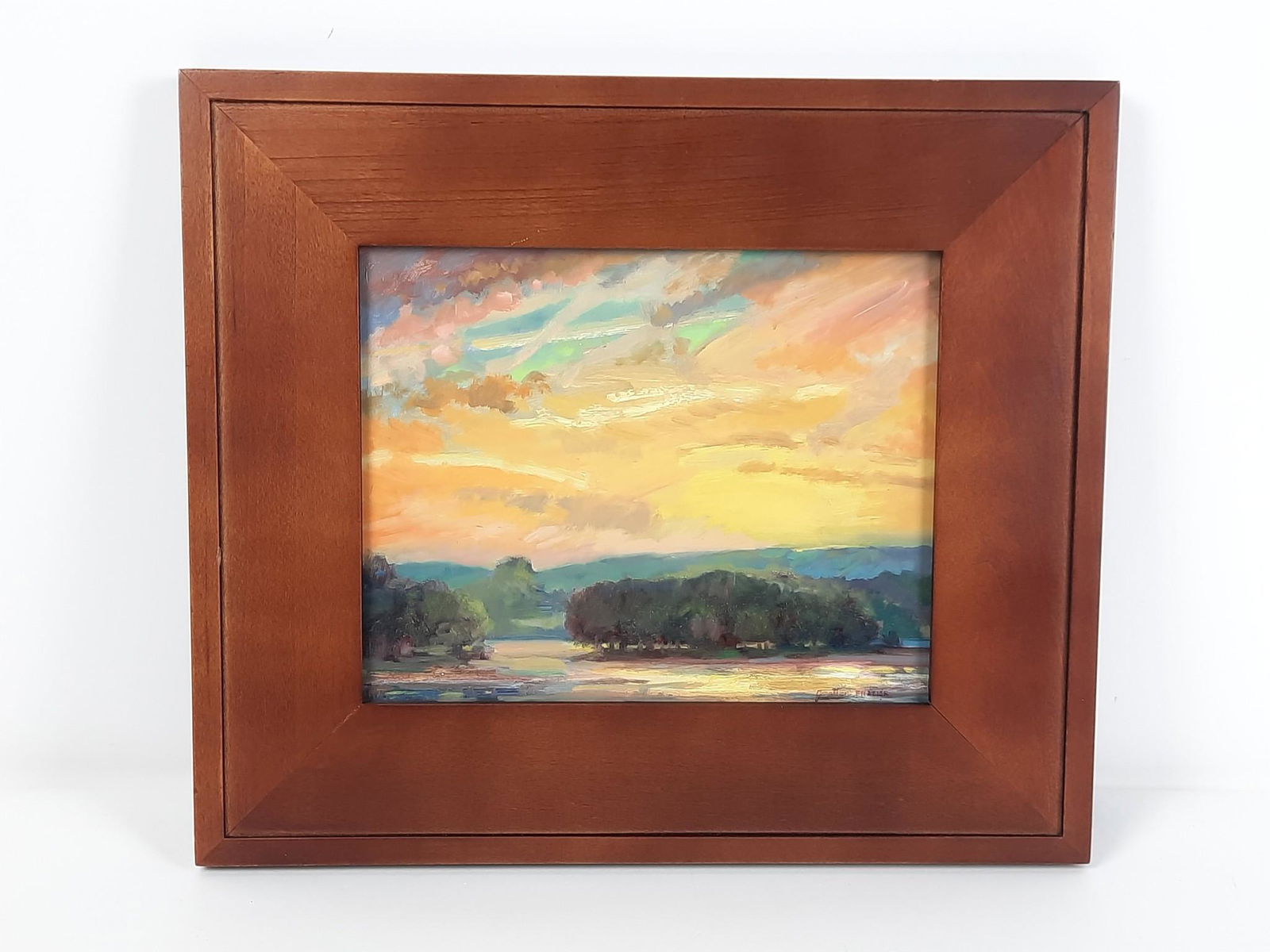 Jonathan Frazier "Susquehanna Evening" Painting (1 of 3)