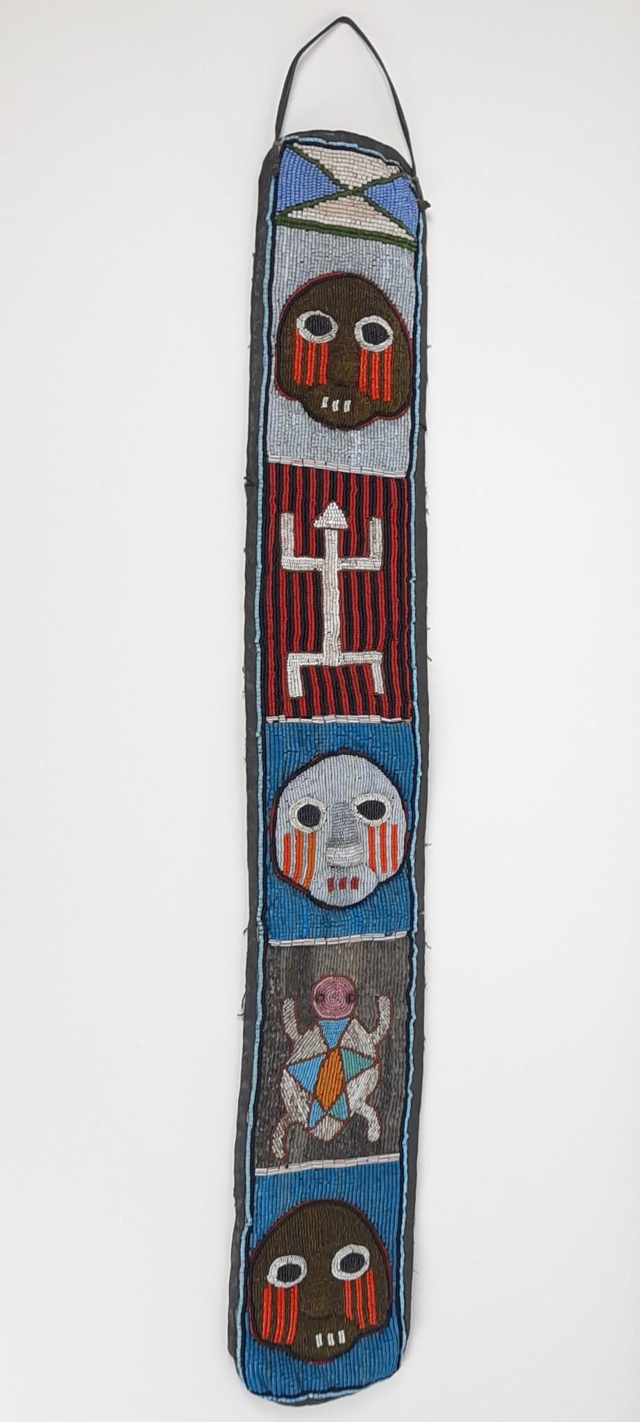 Ethnographic Beaded Wall Hanging (1 of 2)