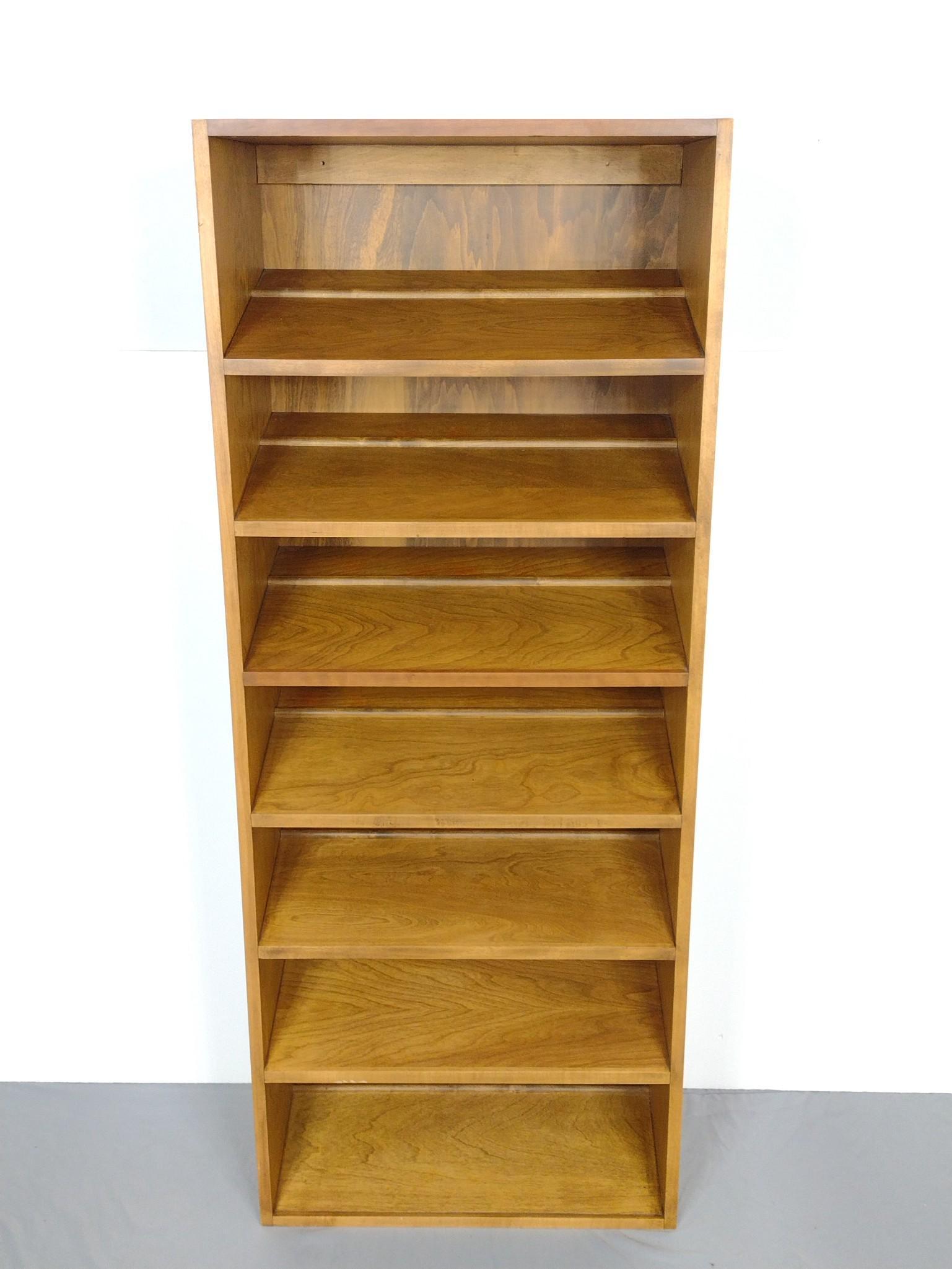 Shoe Storage Shelf: 24" wide X 12-3/4" deep X 60. Has some light scratches. MG. IMPORTANT: Before bidding, please read the terms and conditions. When you registered for the auction you agreed to these terms and will be r