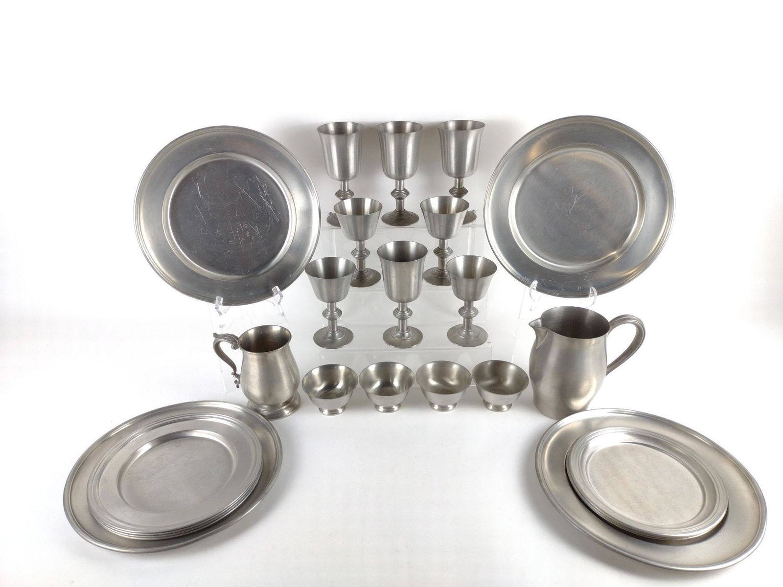 26 Pcs International Stainless Pewter (1 of 5)