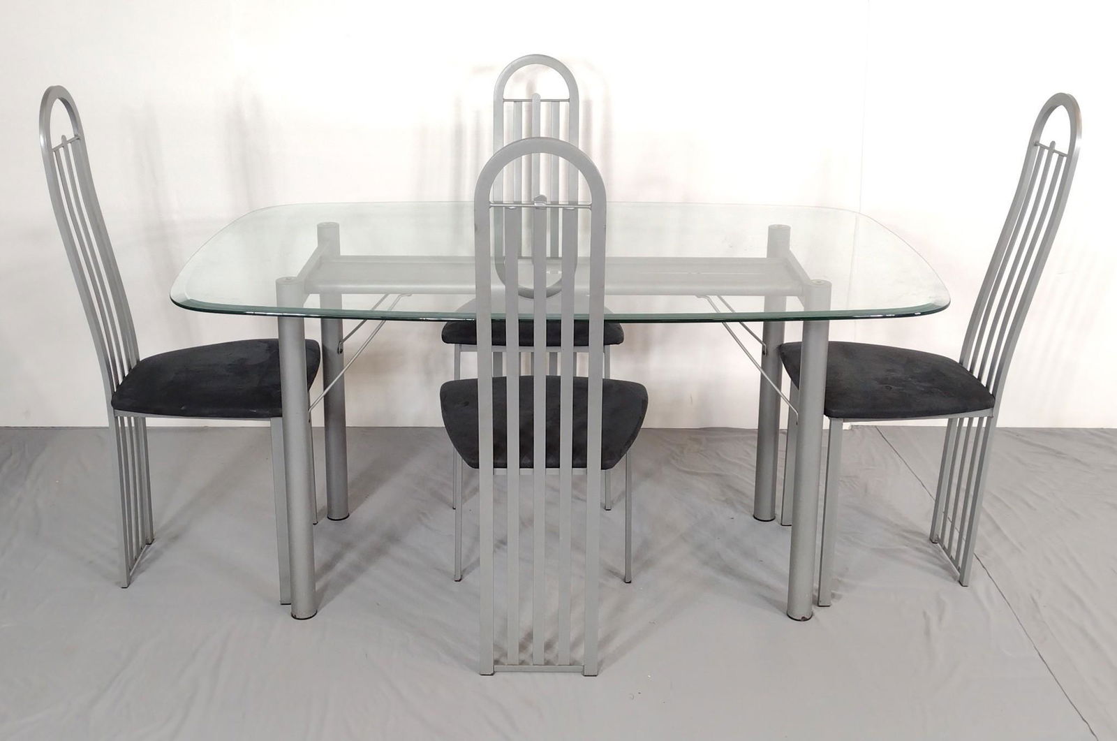 Amisco Industries Glass Top Table & Chair Set (1 of 8)