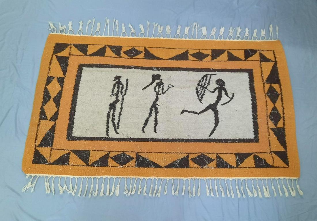Figural Tribal Flatweave Area Rug (1 of 1)