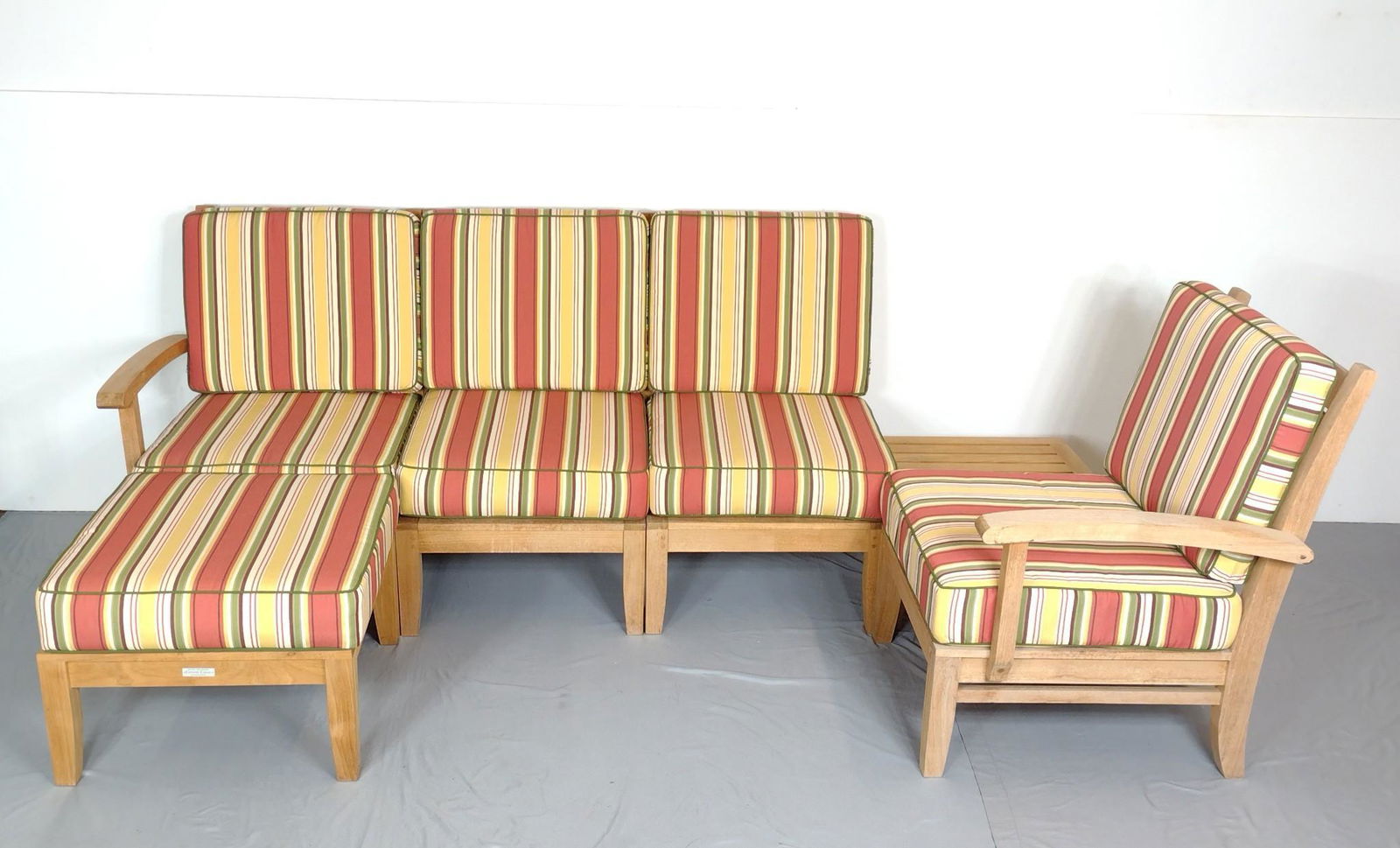 6 Pc Country Casual Teak Patio Set (1 of 6)