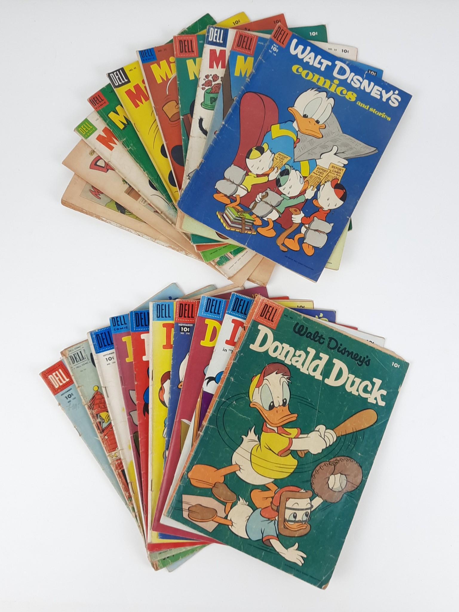 20 Disney Comic Books incl Donald Duck and Mickey (1 of 5)