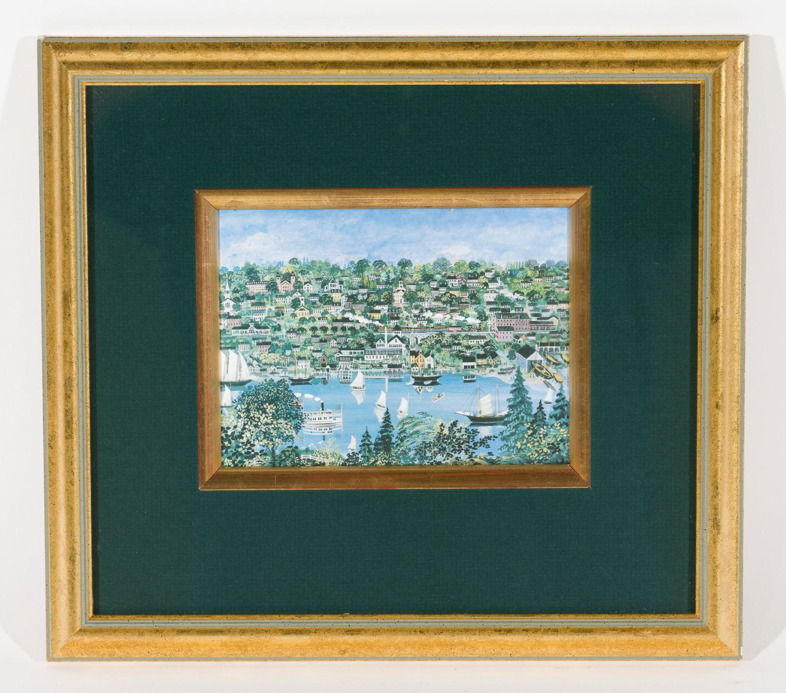 Folk Art Town Outlook Print (1 of 3)