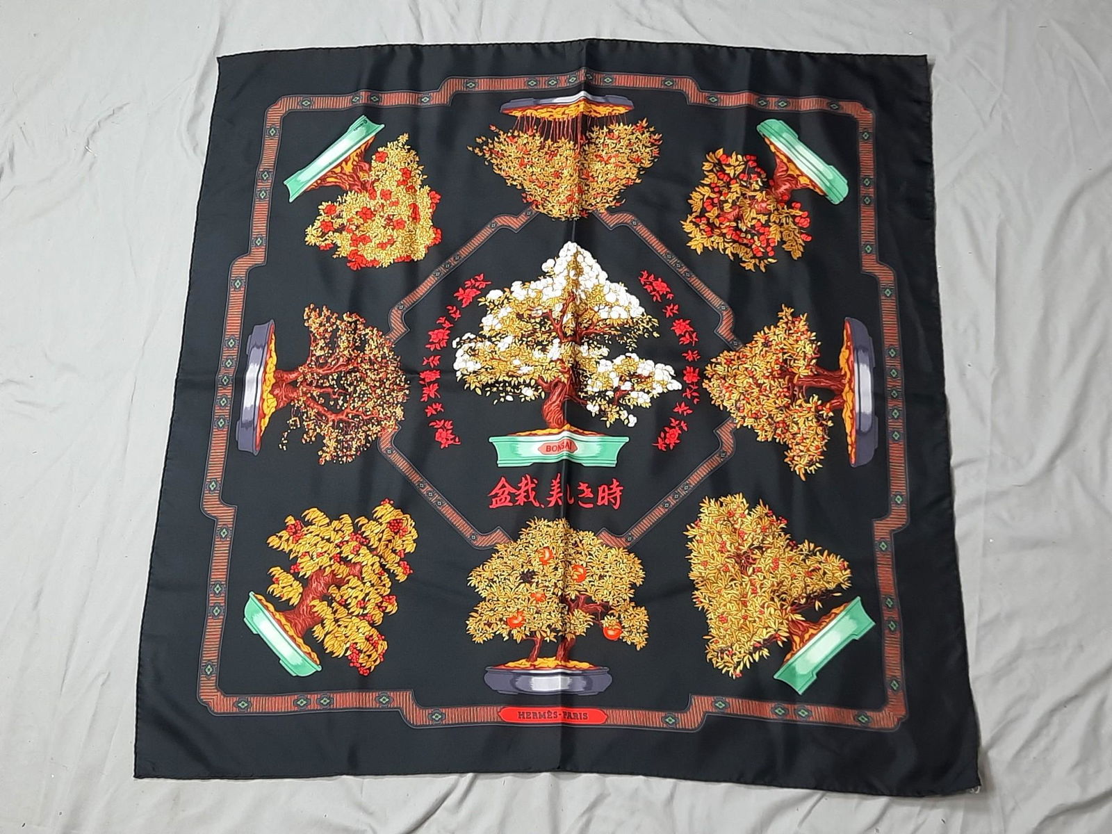 Hermes Bonsai Tree Scarf (1 of 3)
