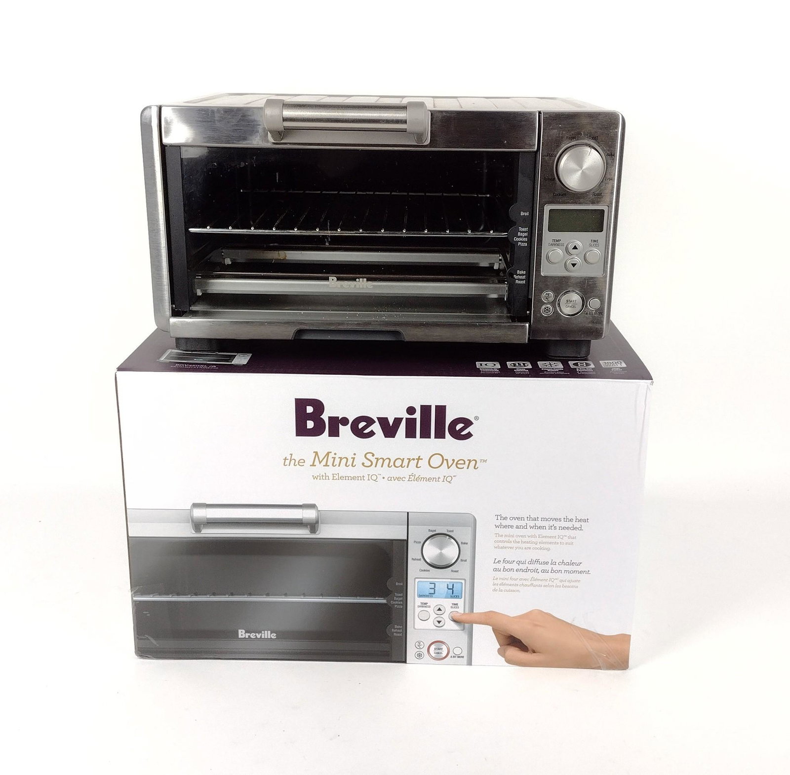 Breville Mini Smart Oven: Working. Model number BOV450XL. MEG IMPORTANT: Before bidding, please read the terms and conditions. When you registered for the auction you agreed to these terms and will be required to comply with t