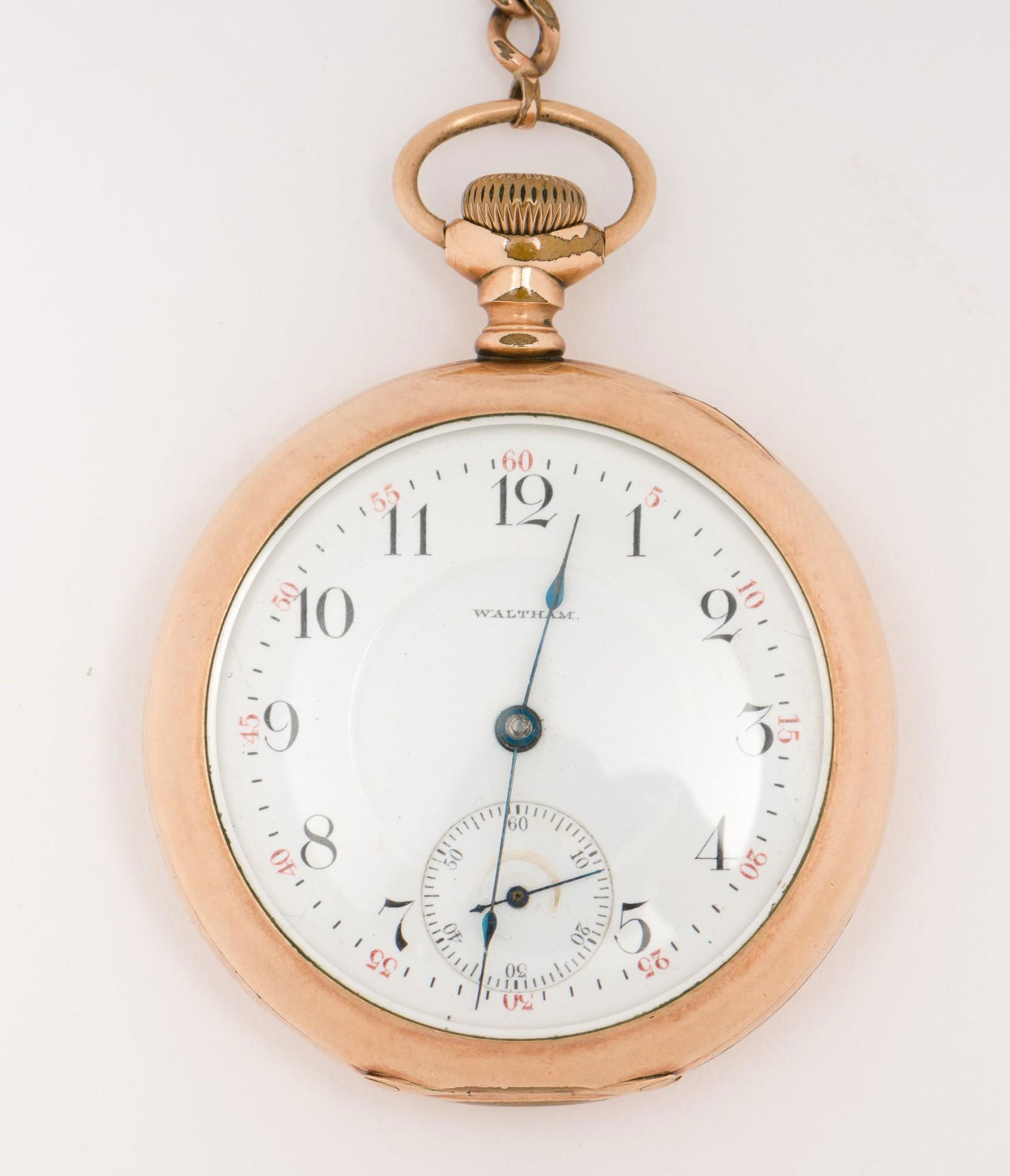 Waltham Model 1888 Riverside Pocket Watch with Chain (1 of 5)