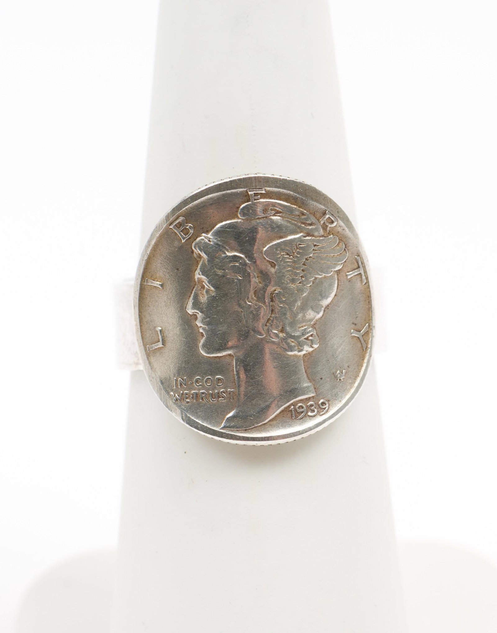 1939 Mercury Dime Sterling Ring (1 of 3)