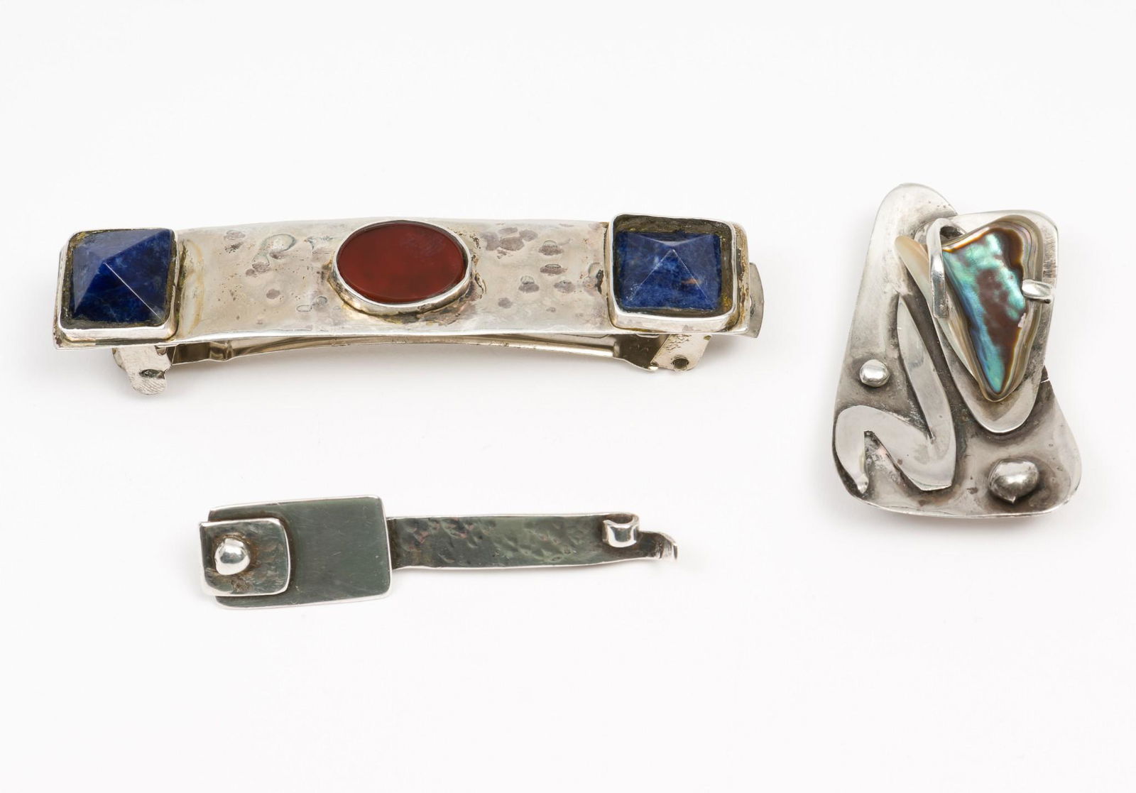 Handmade Sterling Brooch, Pendant Brooch, and Barrette (1 of 8)