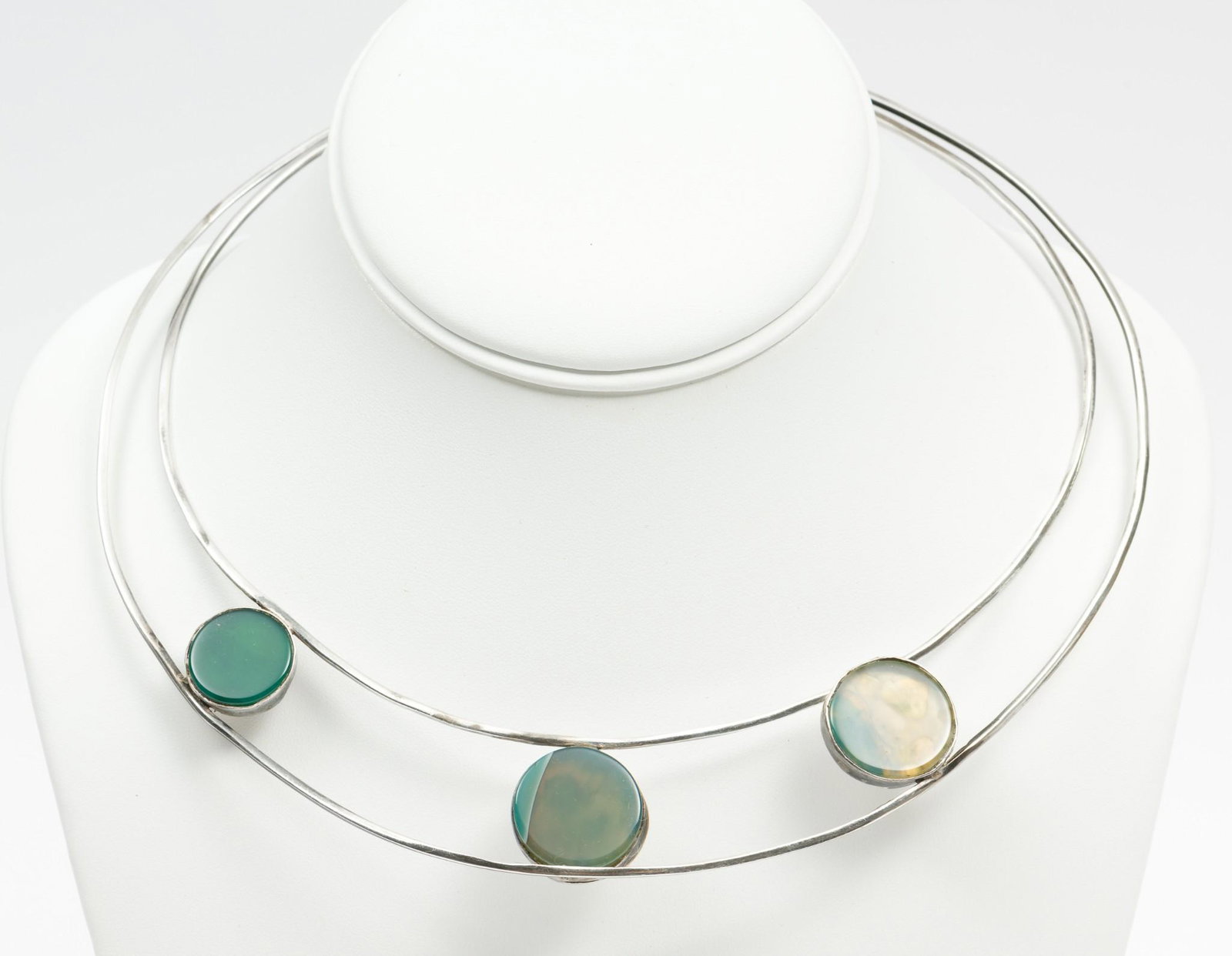 Handmade Sterling and Agate Necklace (1 of 4)