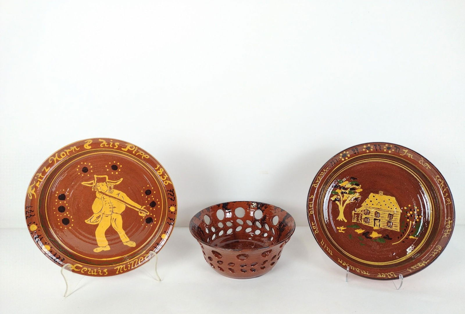 3 Pcs Becky Mummert Redware (1 of 4)