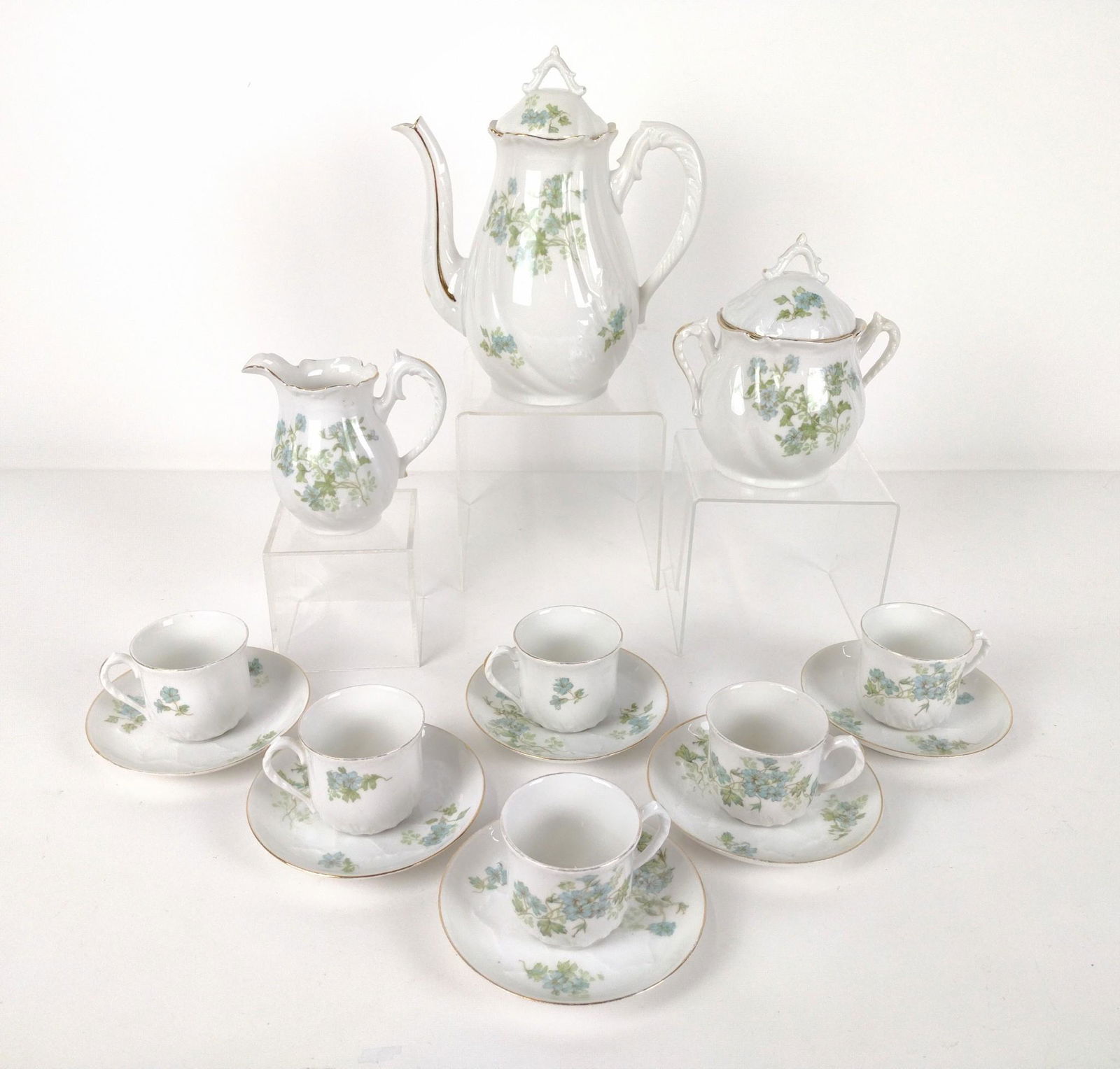 15 Pc Limoges Coffee Set (1 of 3)
