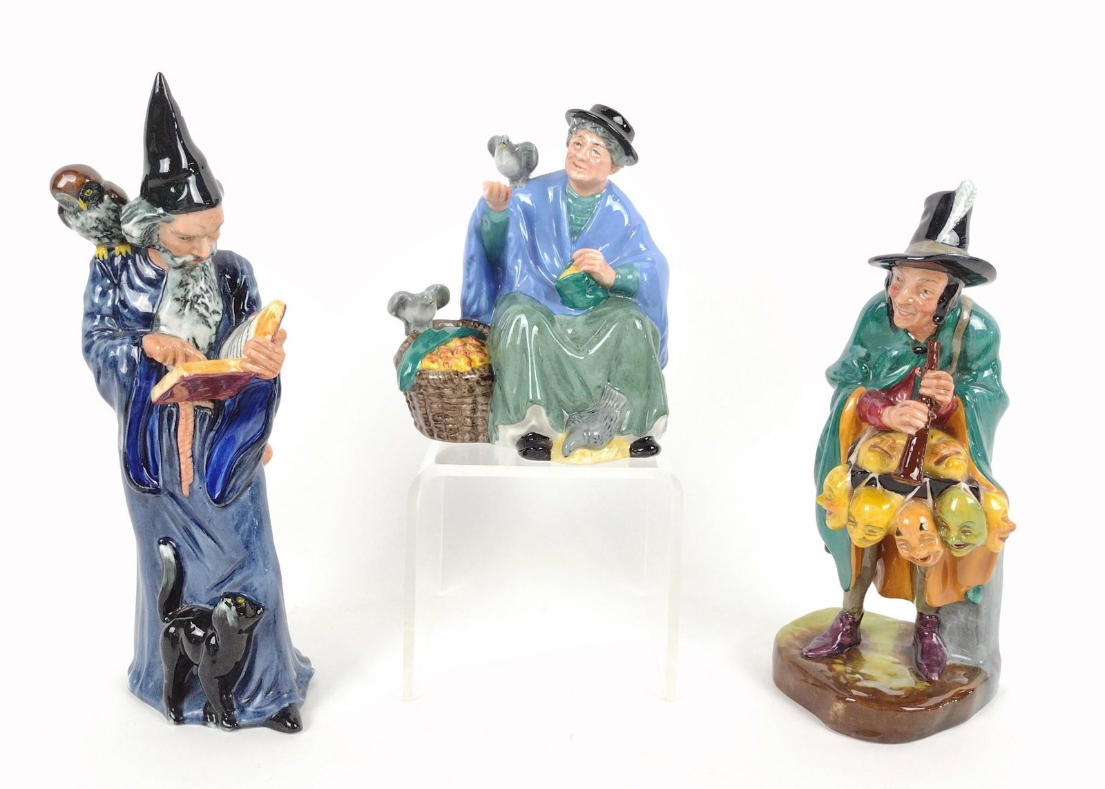 3 Royal Doulton Figurines Incl The Wizard (1 of 5)
