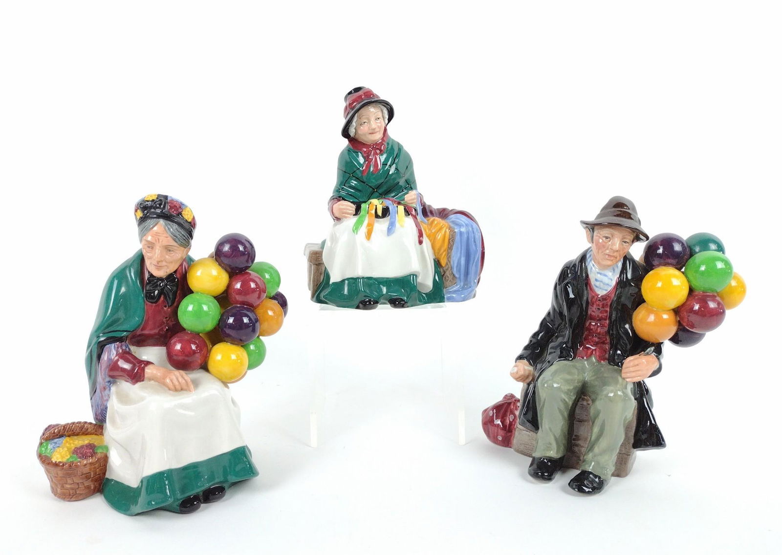 3 Royal Doulton Figurines Incl Balloon Man (1 of 5)
