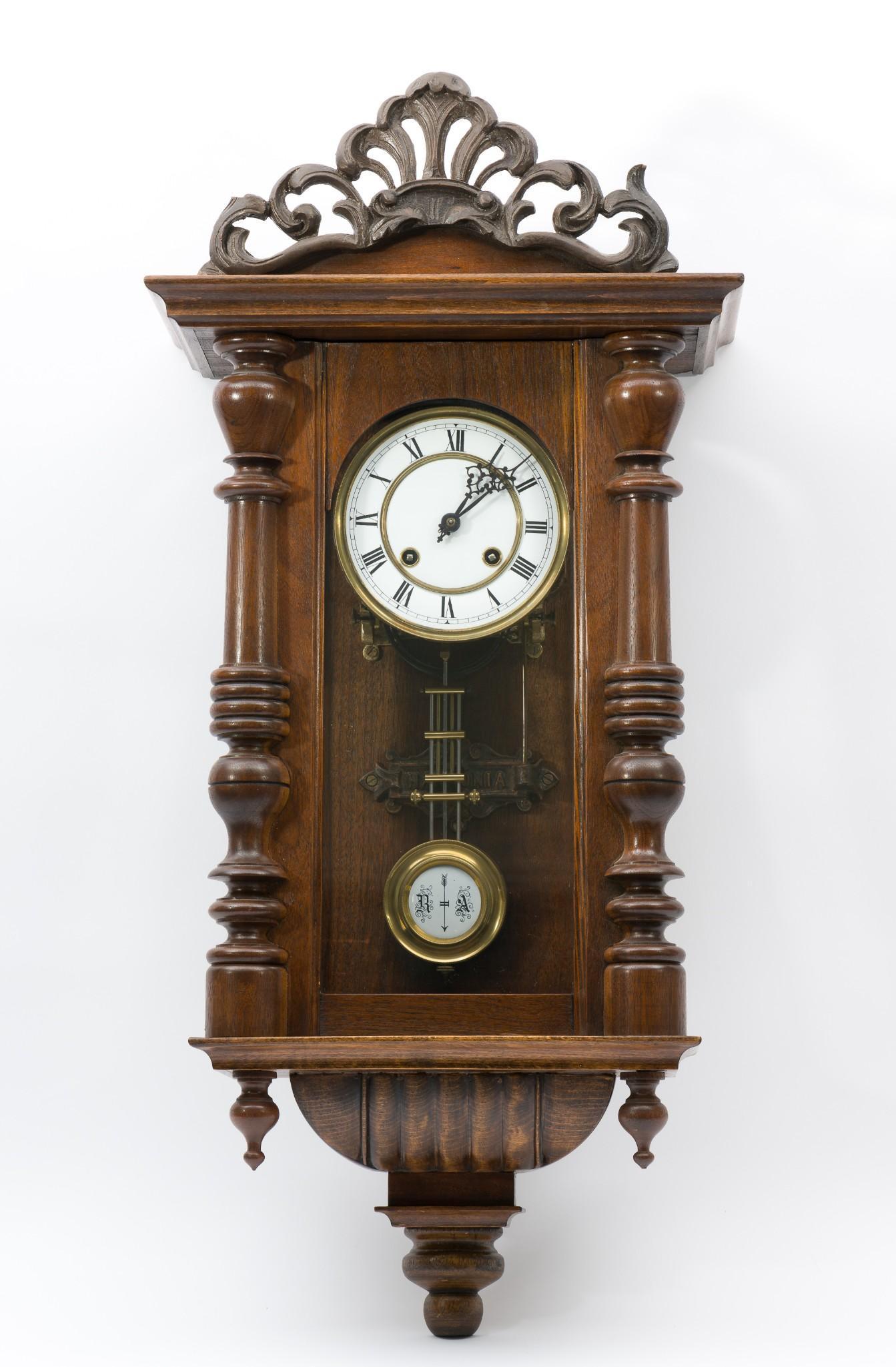 J.A. Baab German Regulator Wall Clock (1 of 10)