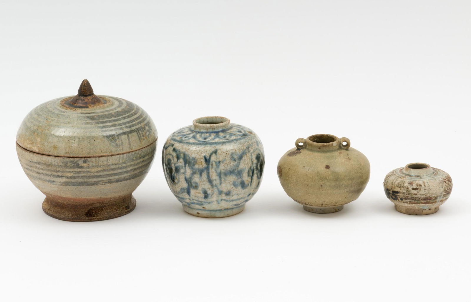 4 Diminutive Asian Vessels incl Annam, Sawakhalok, Sung (1 of 16)