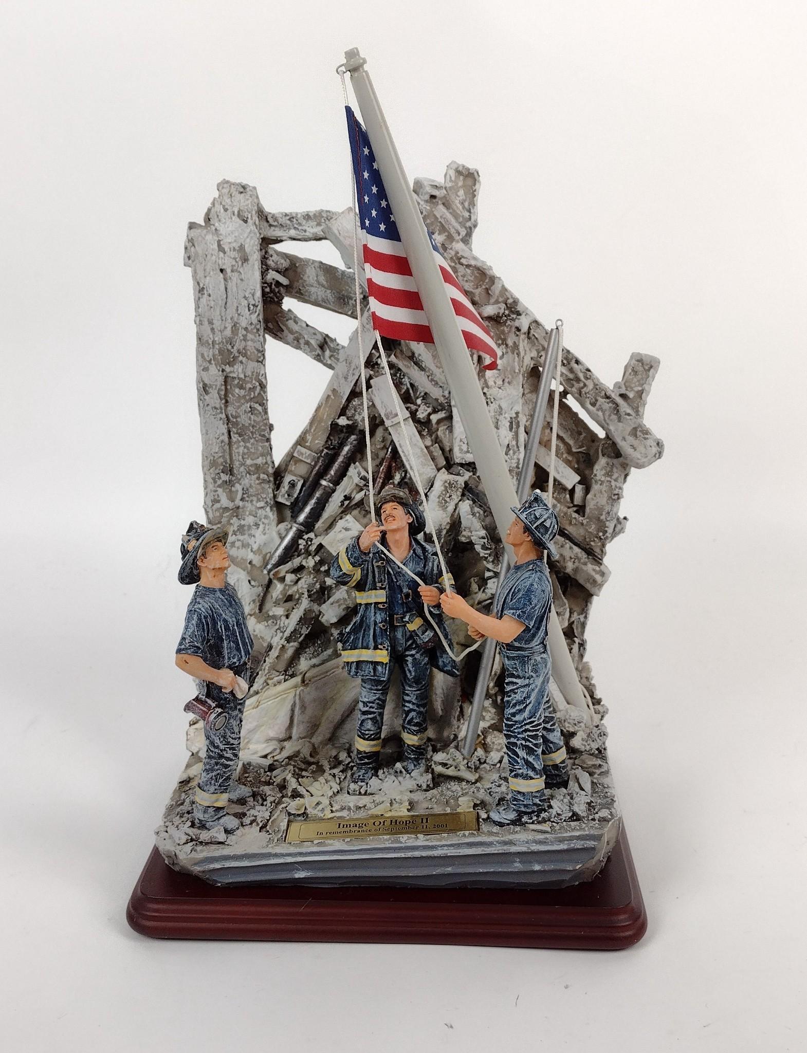 Image of Hope II Figurine: 8" wide x 11-1/4" high. Stamped "2002 VM". MEG The item(s) in this lot are being sold from the Estate of Stephen Reed. IMPORTANT: Before bidding, please read the terms and conditions. When you registe