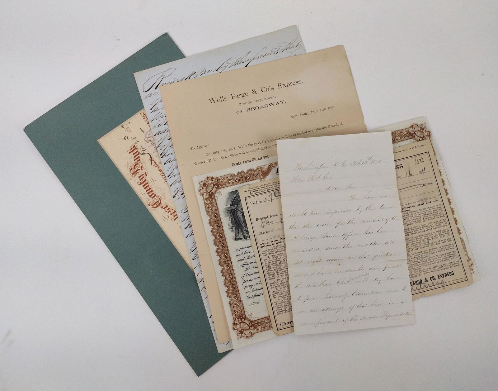 Collection of 6 Western Manuscript Items (1 of 8)
