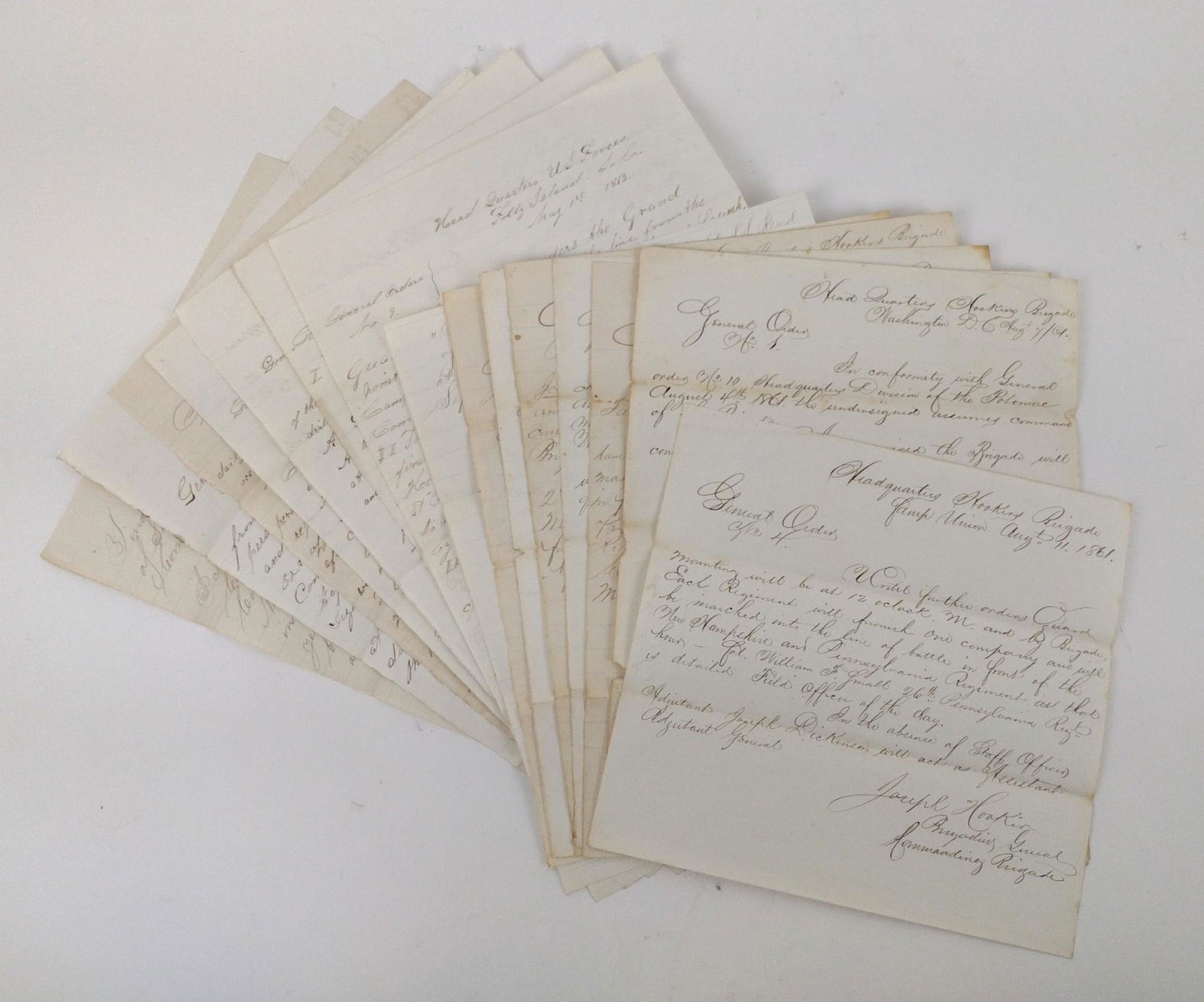 Collection of Civil War Manuscript Items (1 of 7)