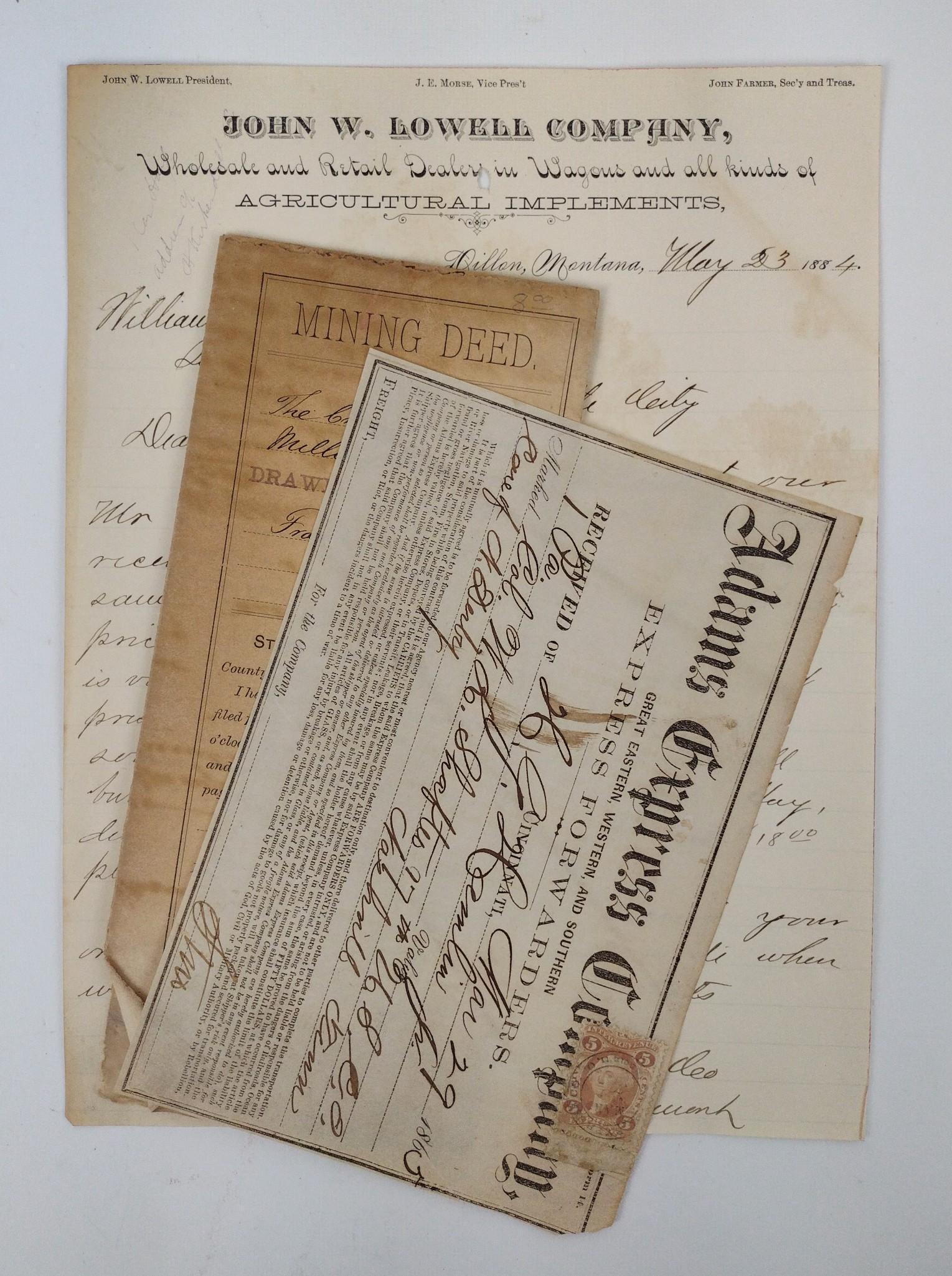 Lot of Western US Paper Items (1 of 5)