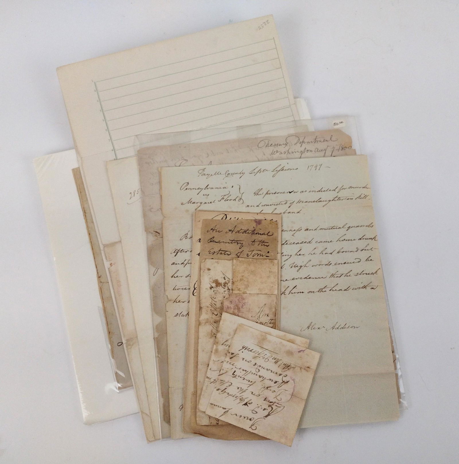 Lot of 18th &19th Century Documents (1 of 7)