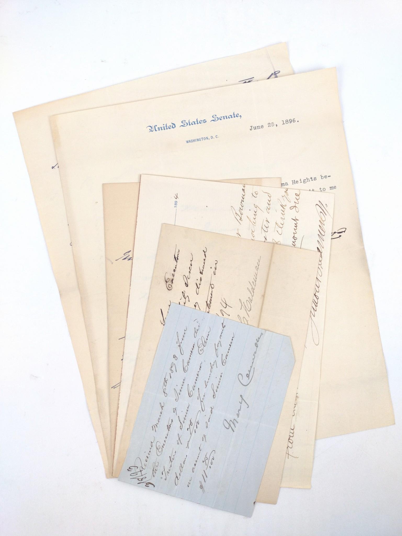 Collection of Cameron Family Mss. Documents (1 of 7)