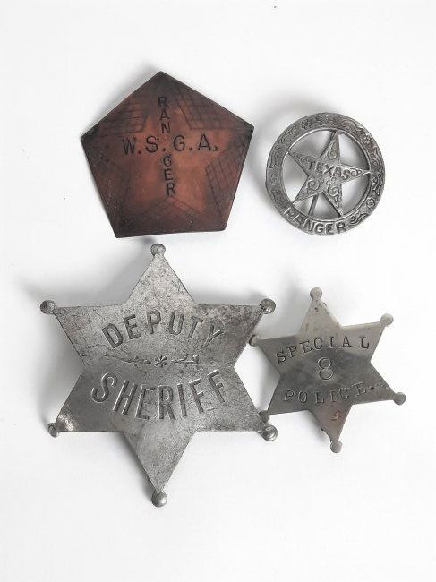 4 Western Style Badges (1 of 5)