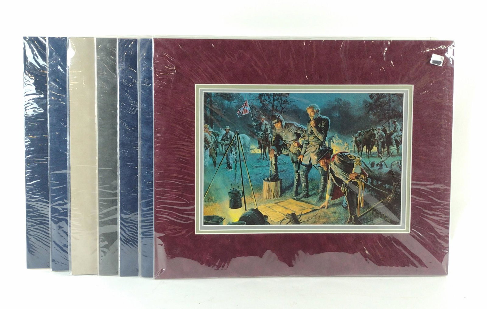 7 Mort Kunstler Civil War Prints: Each 16" high x 20" wide. All unframed. RM The item(s) in this lot are being sold from the Estate of Stephen Reed. IMPORTANT: Before bidding, please read the terms and conditions. When you registered 