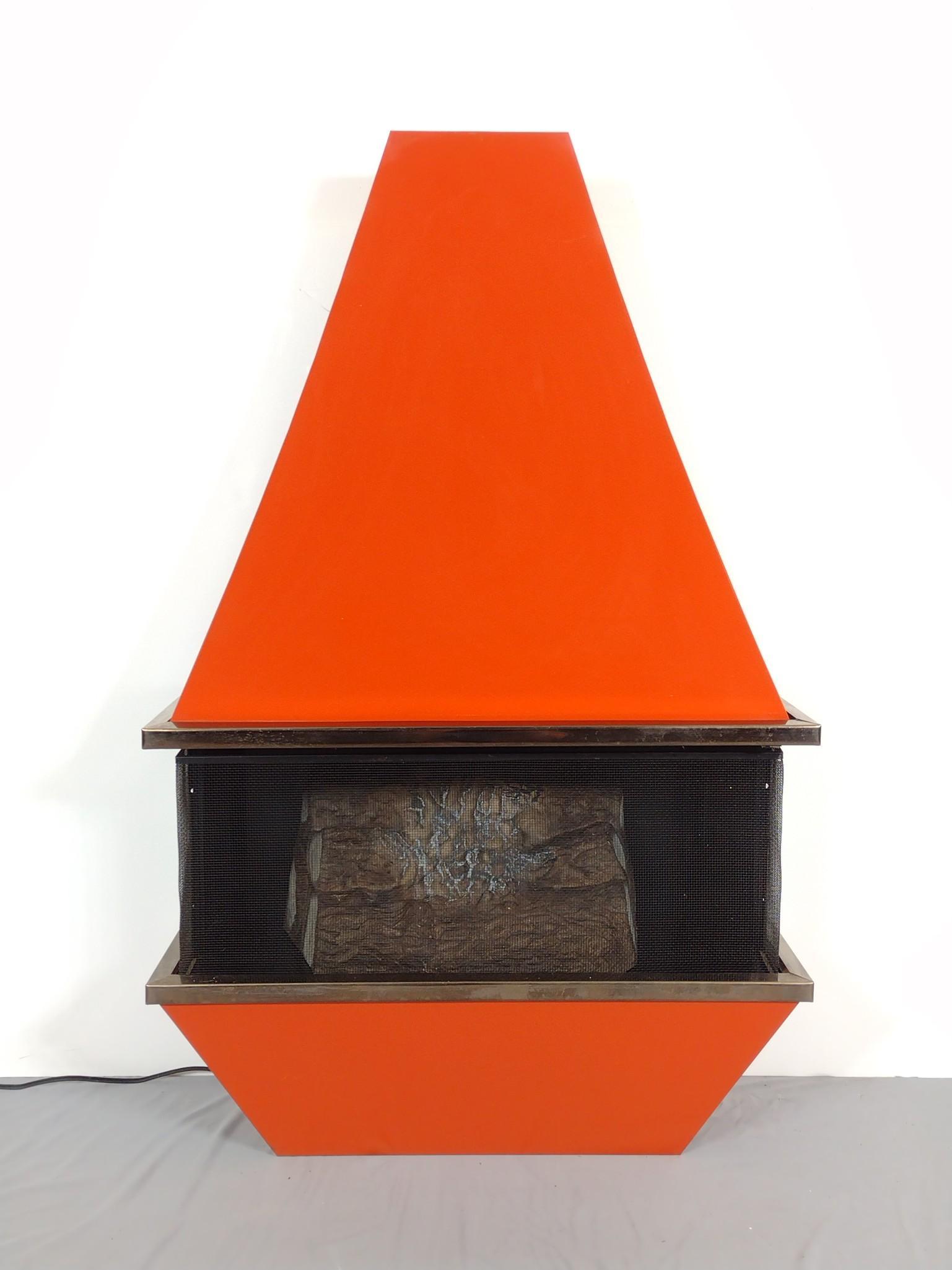 Retro Electric Fireplace (1 of 5)