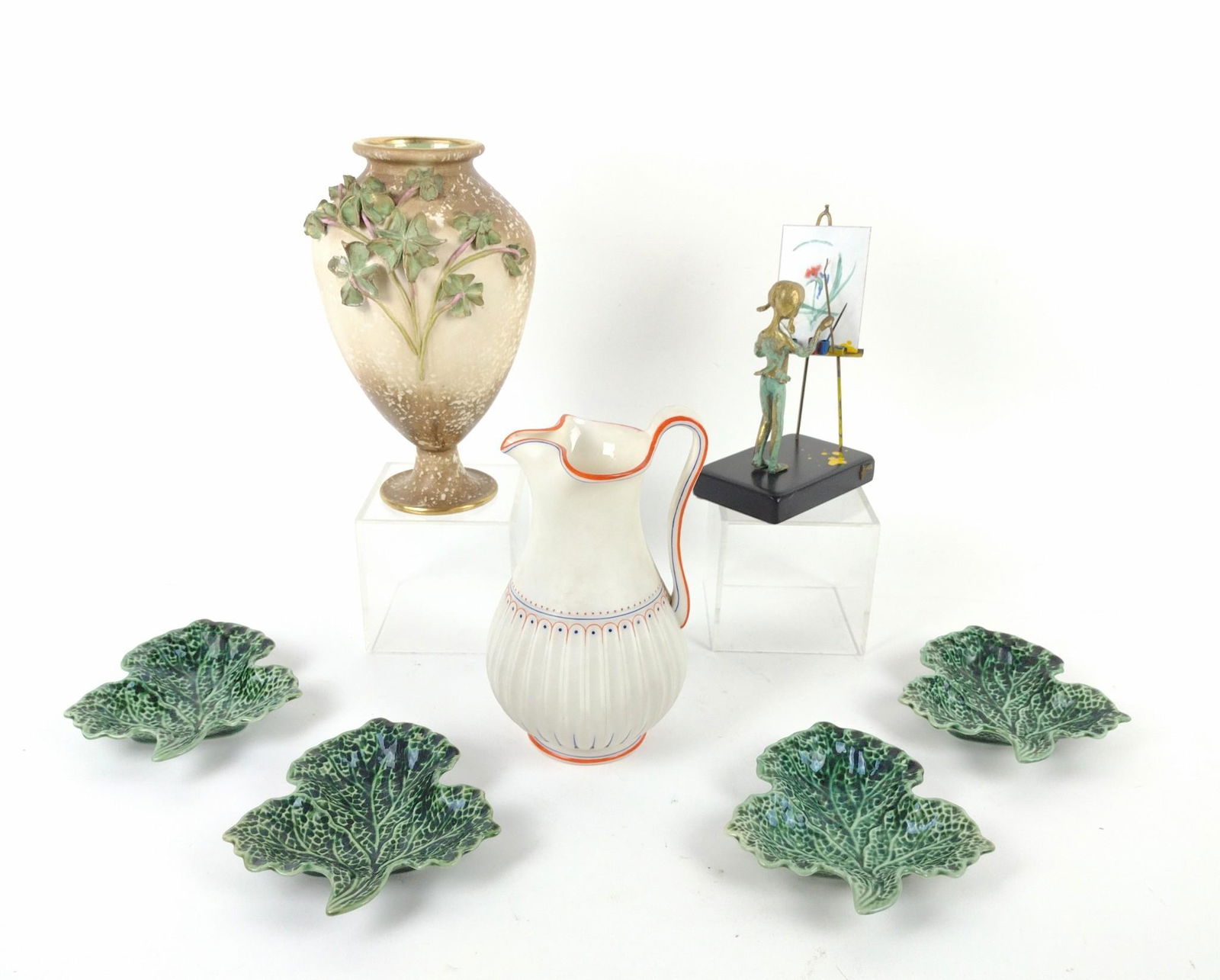 7 Pcs Incl Kitchen Ceramics and Malcolm Moran Sculpture (1 of 6)