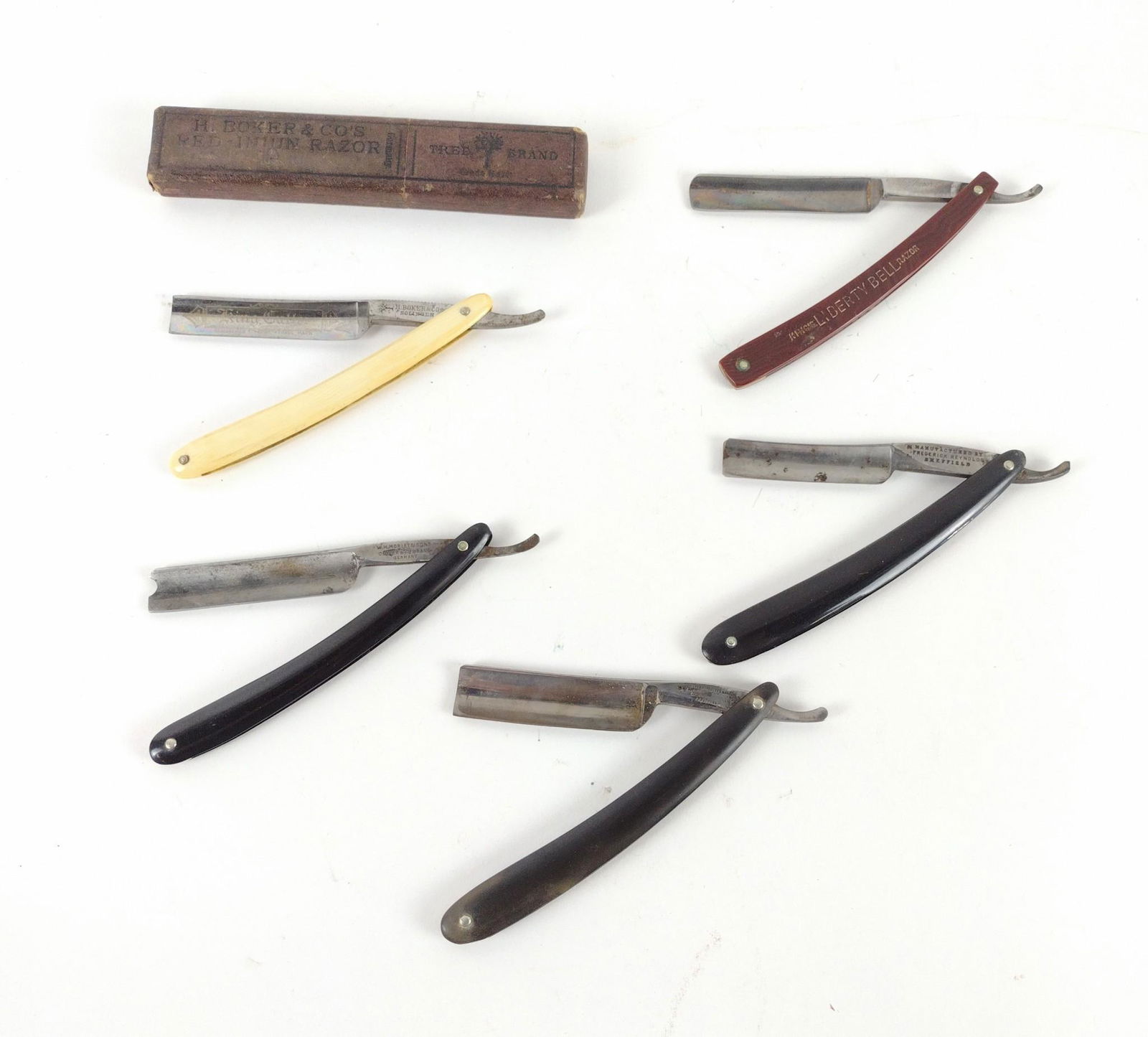 5 Straight Razors Incl King's Liberty Bell (1 of 6)